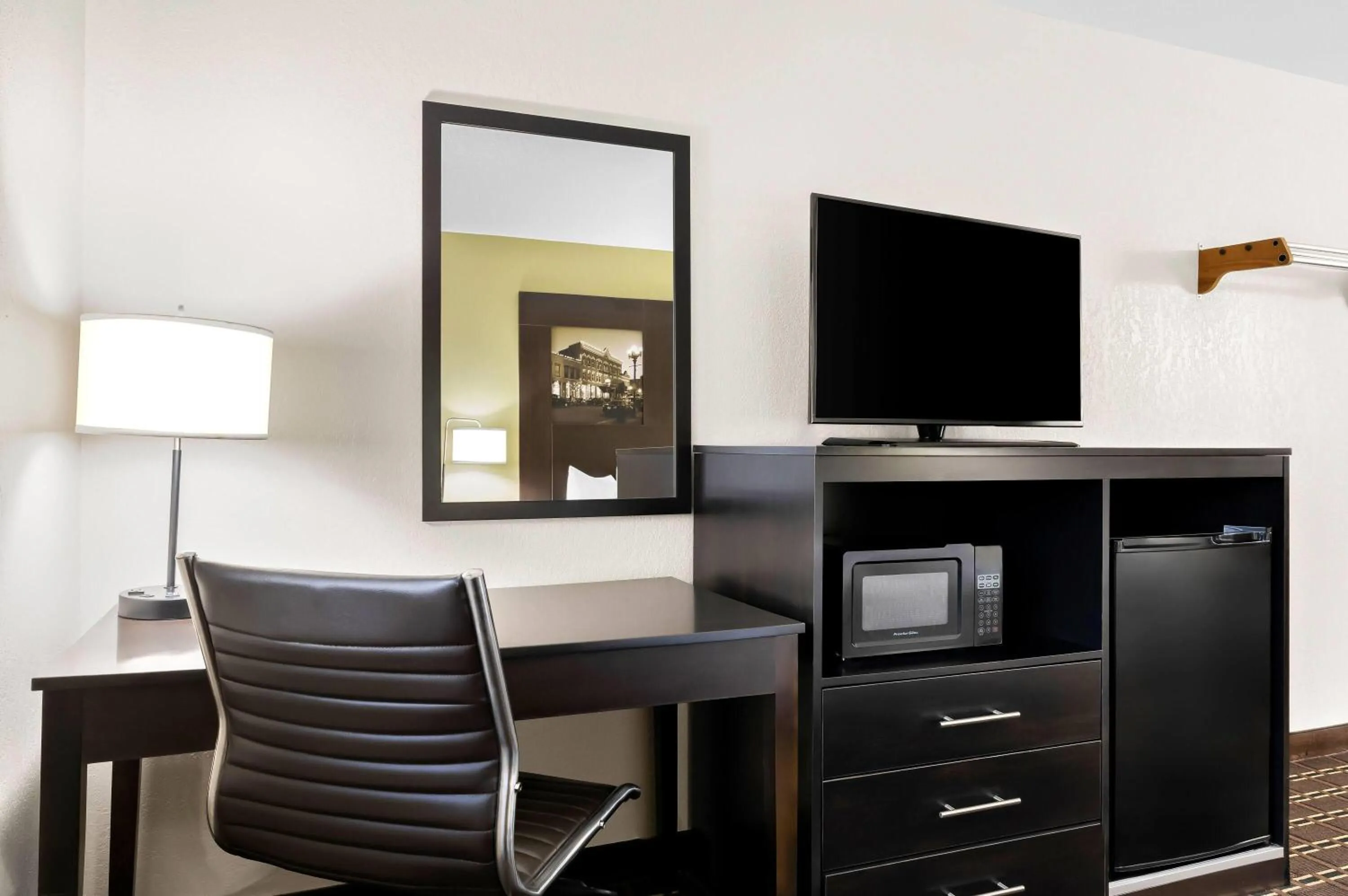 Bed in Super 8 by Wyndham La Crosse