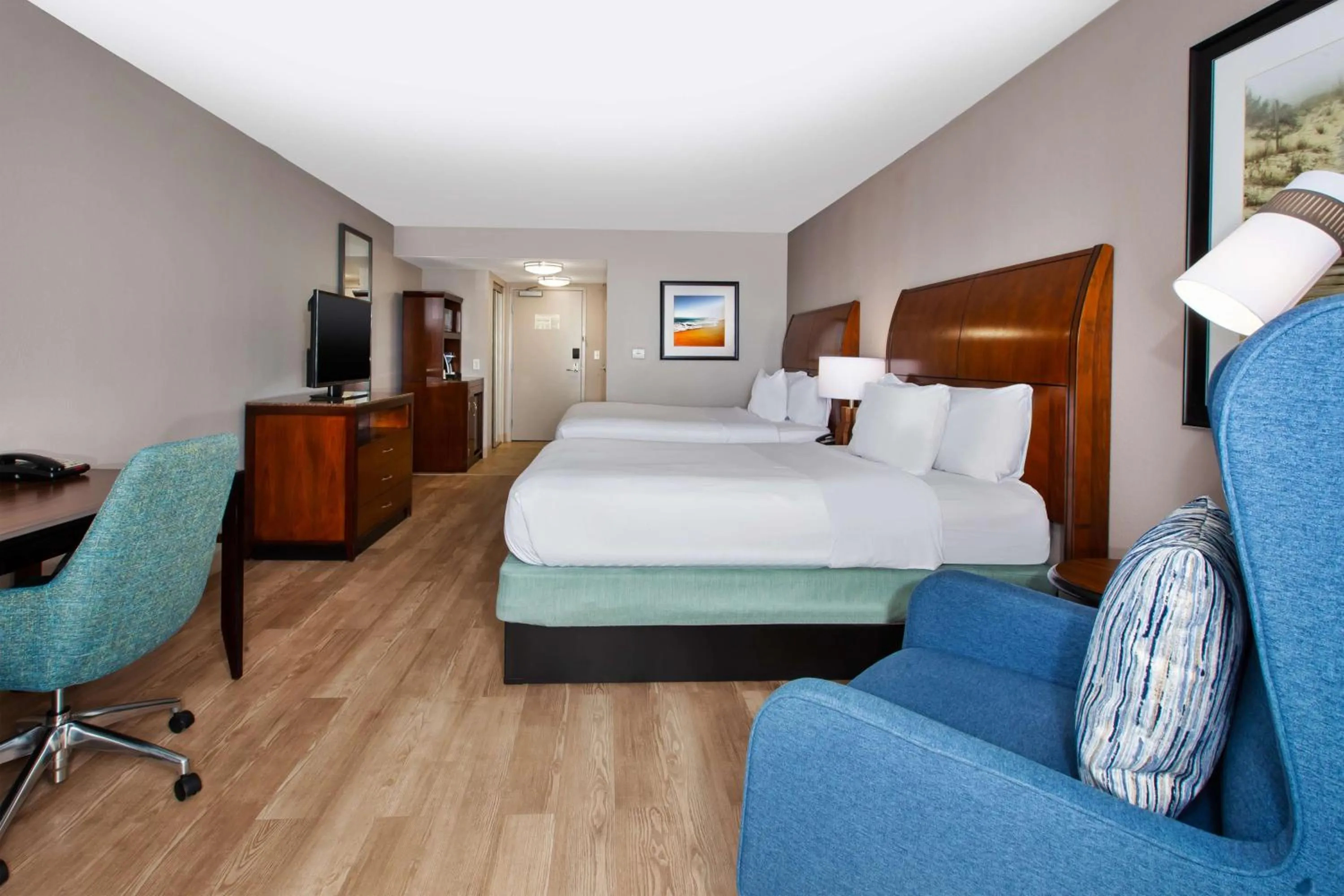 Bedroom, Bed in Hilton Garden Inn Virginia Beach Oceanfront