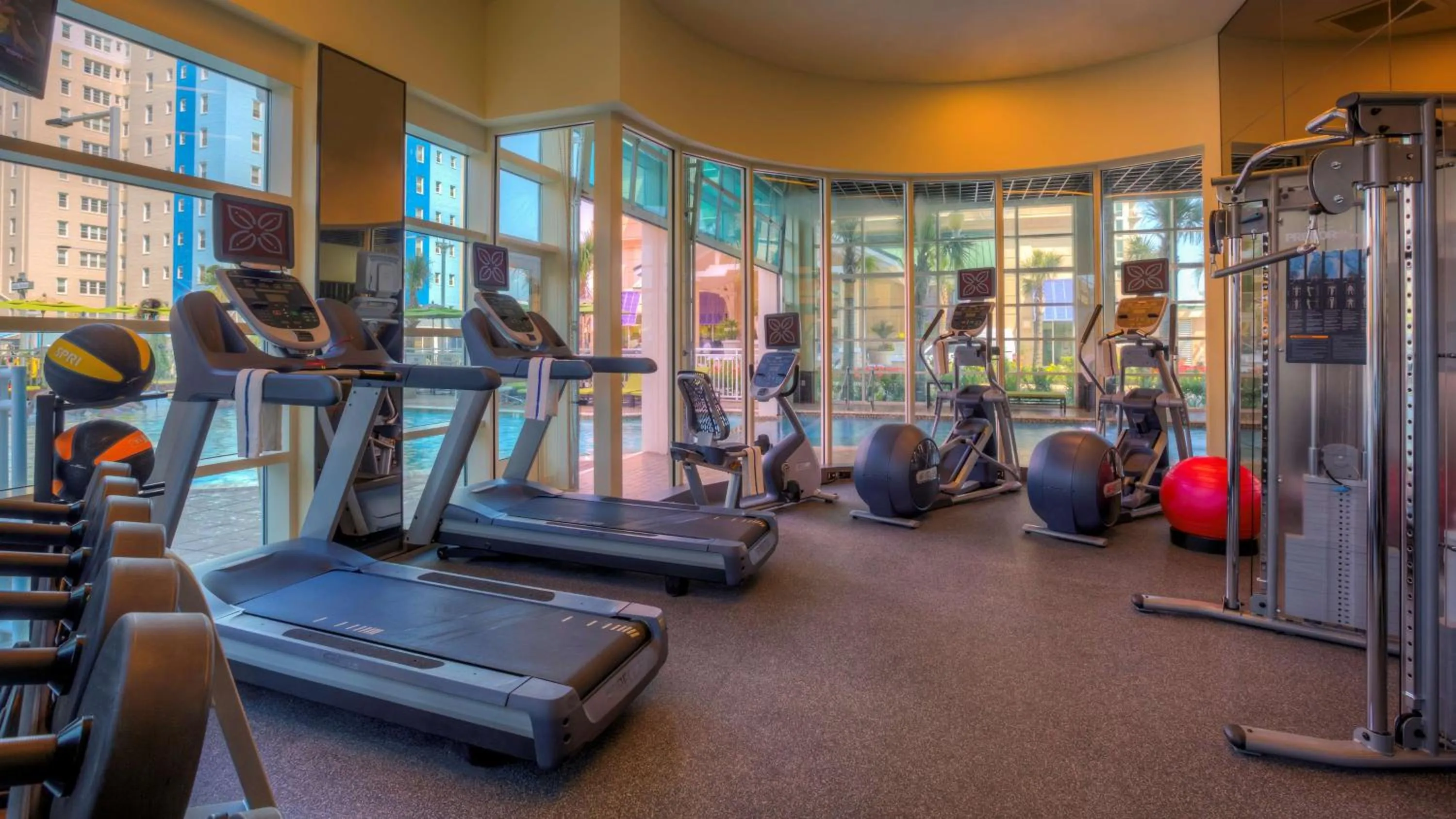 Fitness centre/facilities in Hilton Garden Inn Virginia Beach Oceanfront