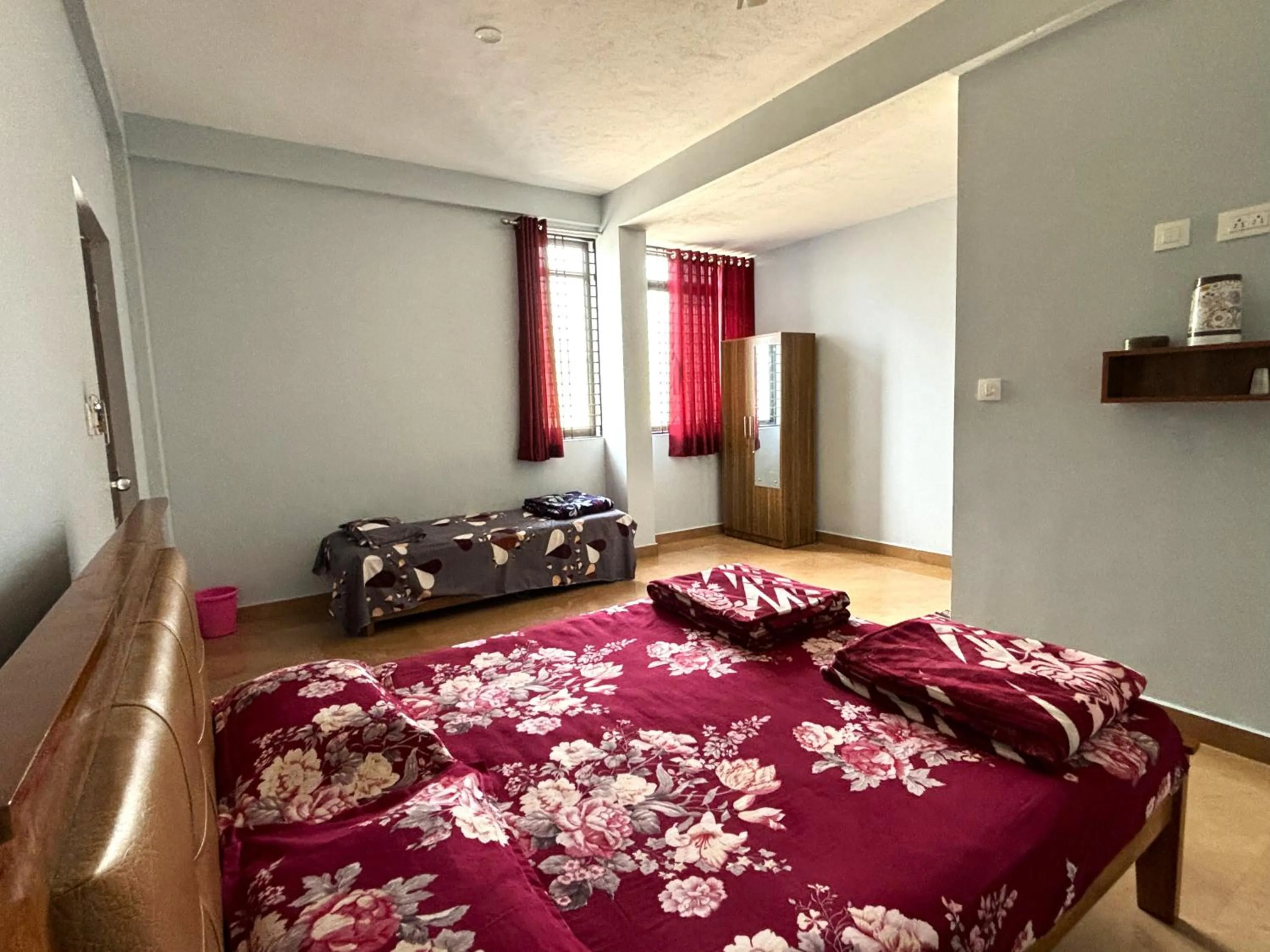 Bedroom in Sri Swarna Darvi Lodge Horanadu