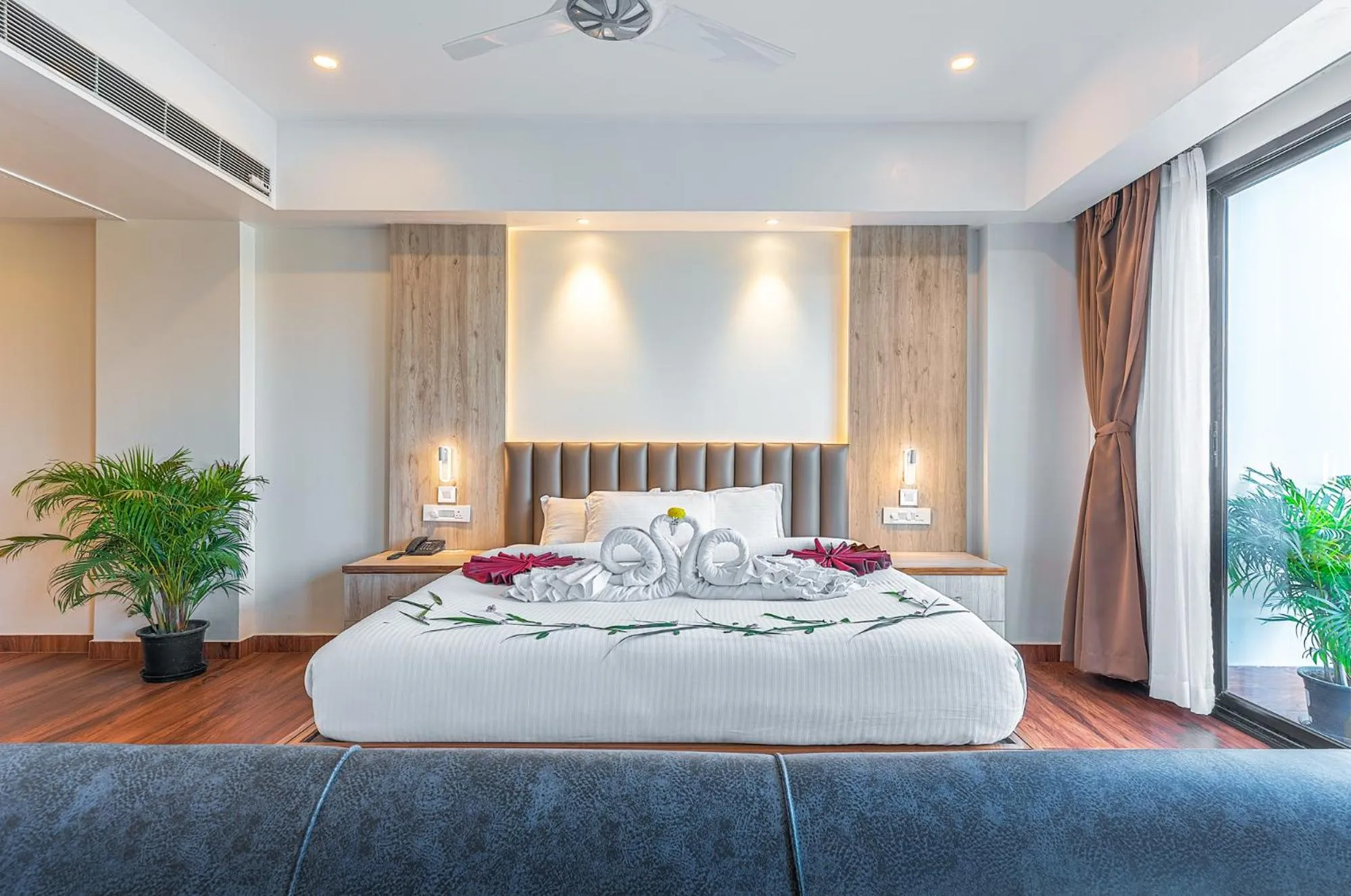 Bed in Mystique Mayong Resort