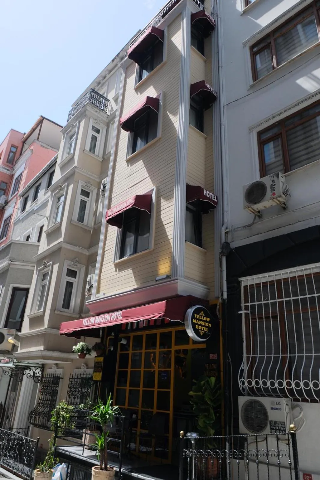 Off site in Yellow Mansion