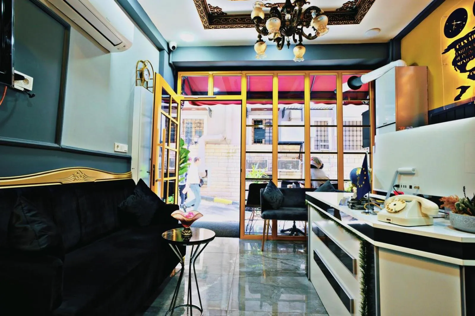 Lobby or reception in Yellow Mansion