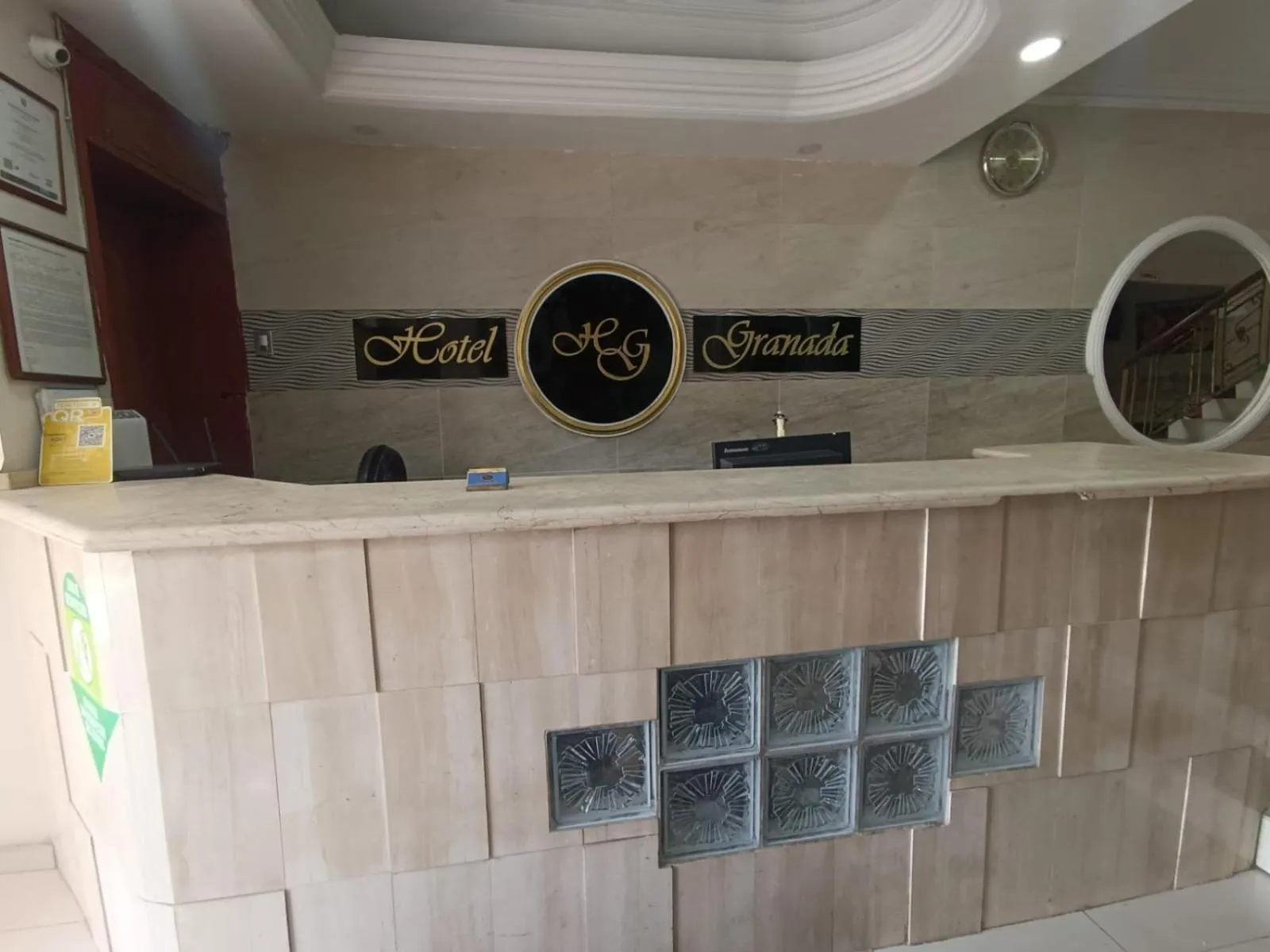 Lobby or reception in Hotel Granada Inn