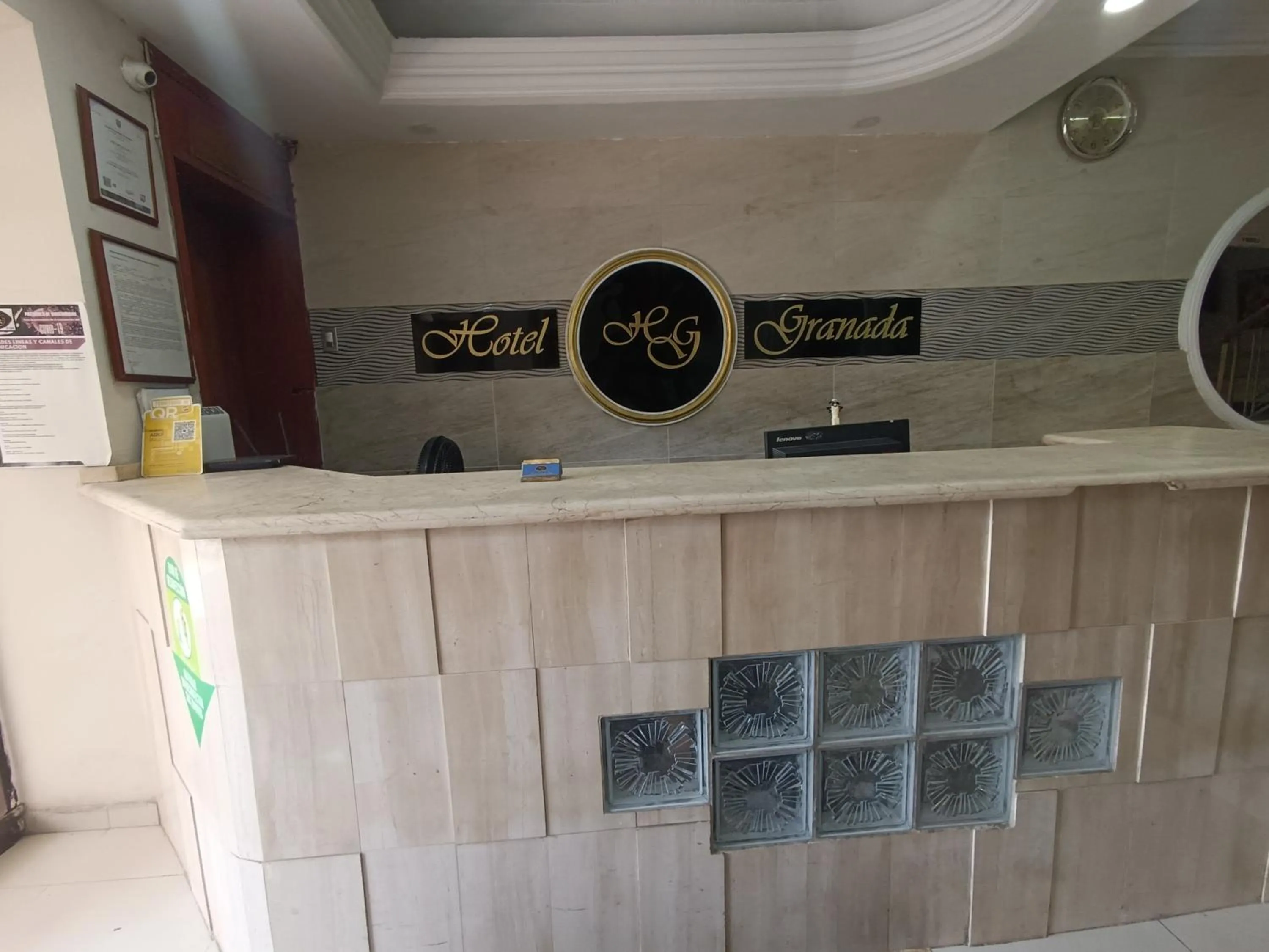 Lobby or reception in Hotel Granada Inn