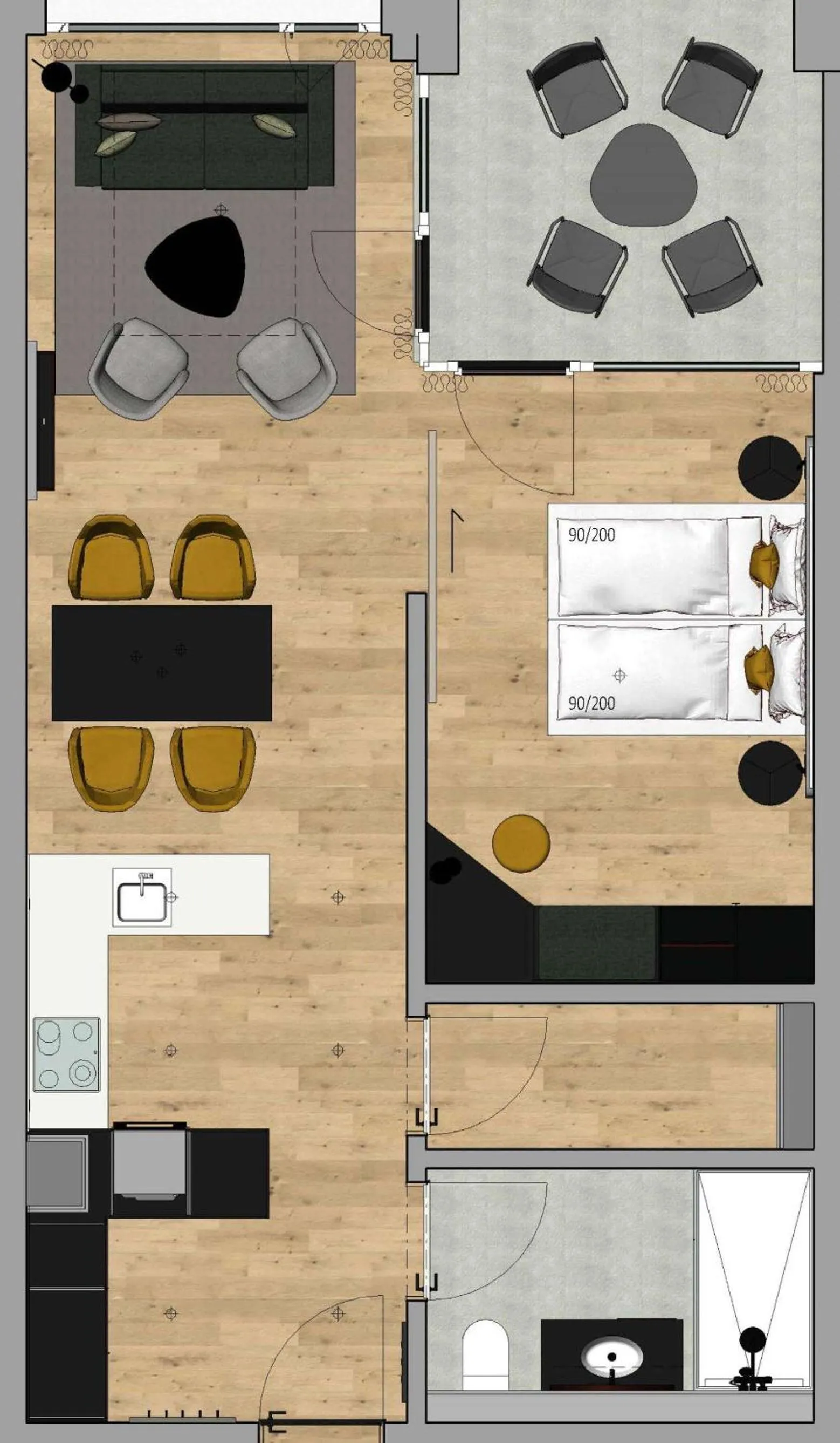 Photo of the whole room in Essential by Dorint Interlaken - New Opening