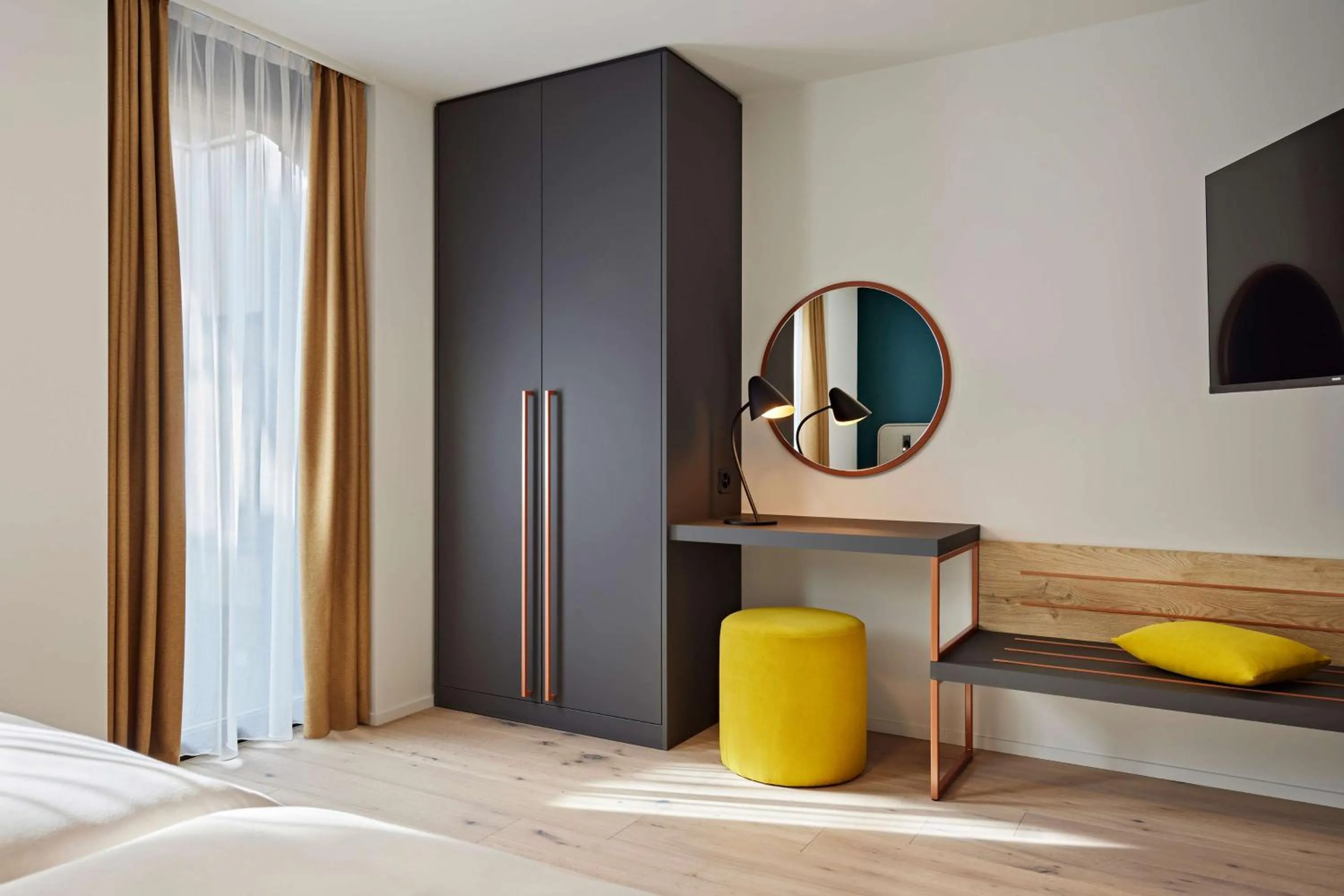 Photo of the whole room, Bed in Essential by Dorint Interlaken - New Opening