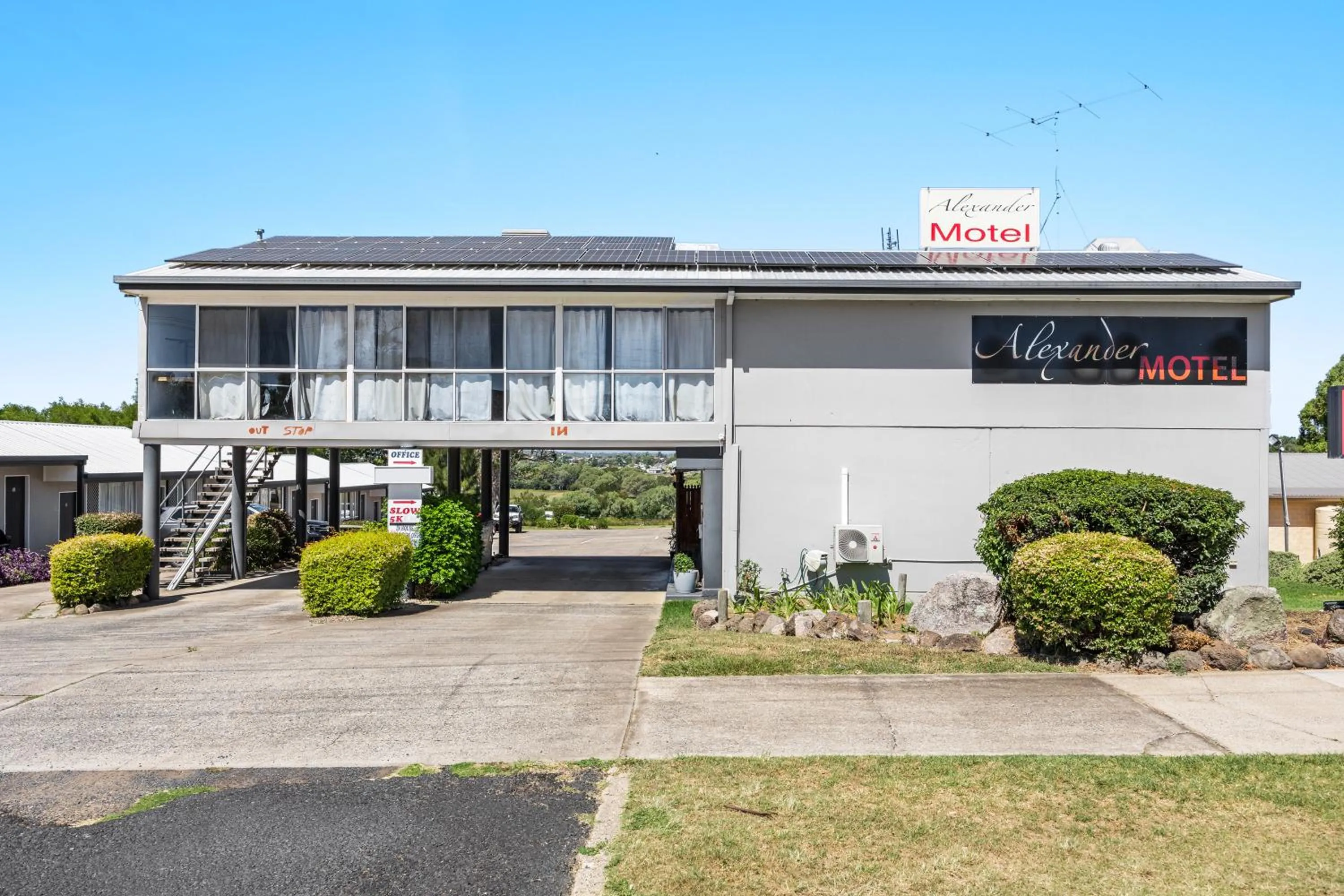 Property building in Alexander Motel