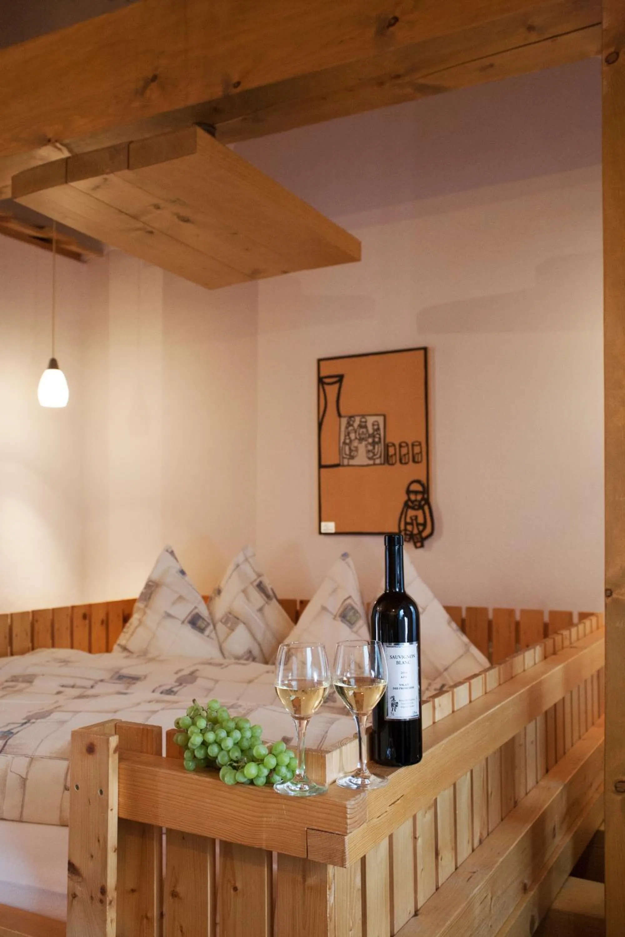 Bed in Hotel Arkanum