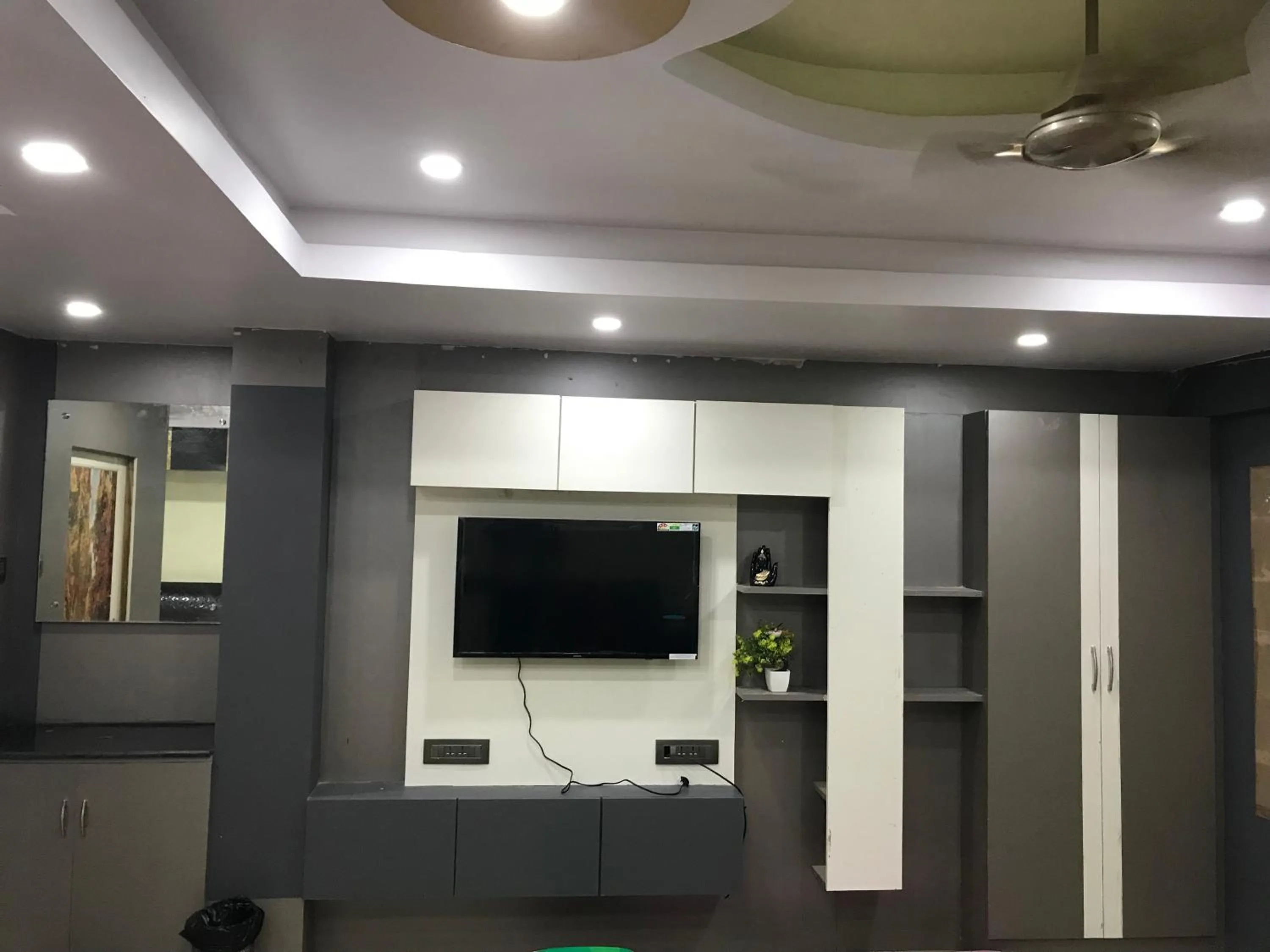 Living room in Ushasree Residency