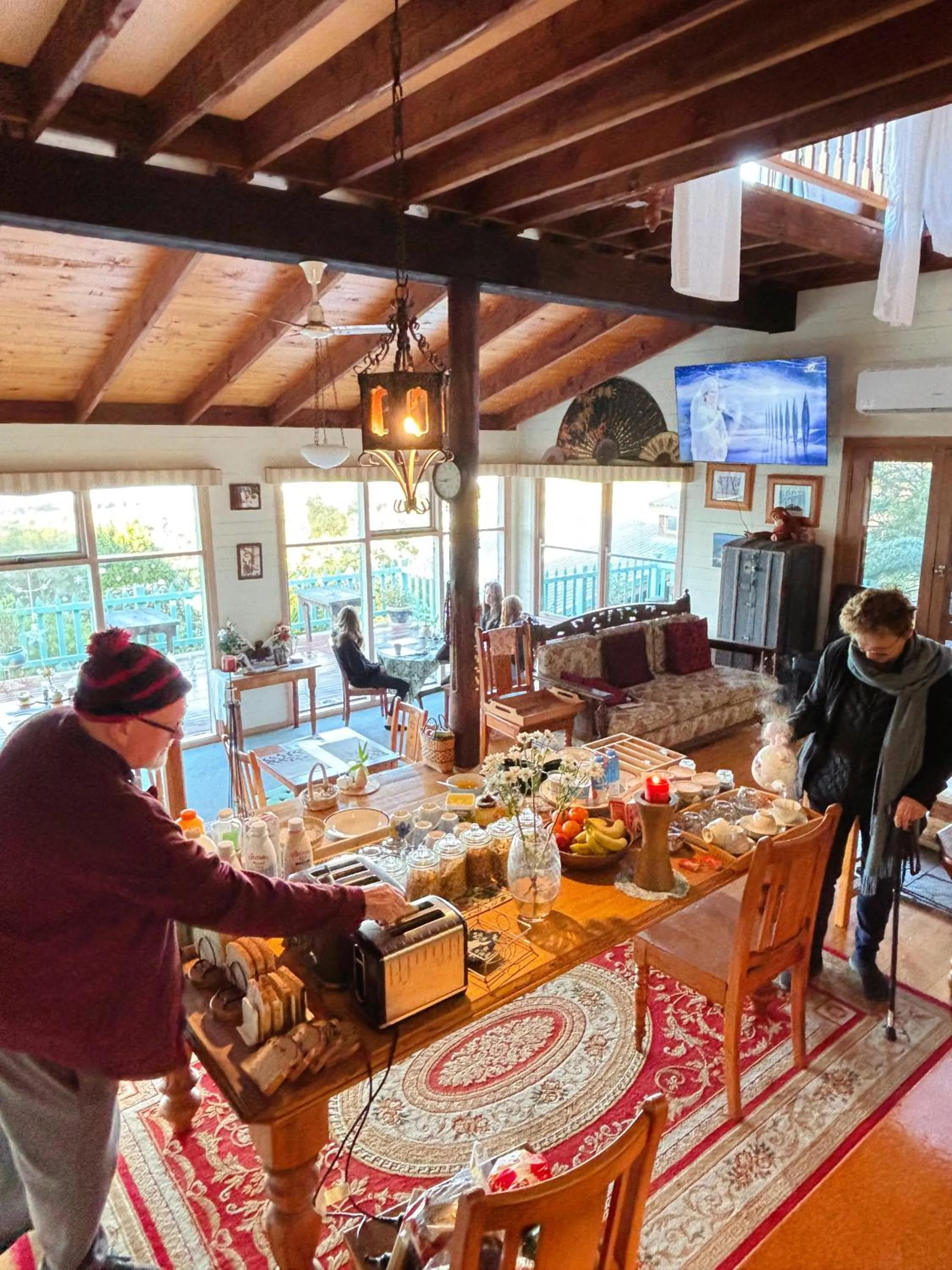 Dining area in The Goat and Goose Bed & Breakfast