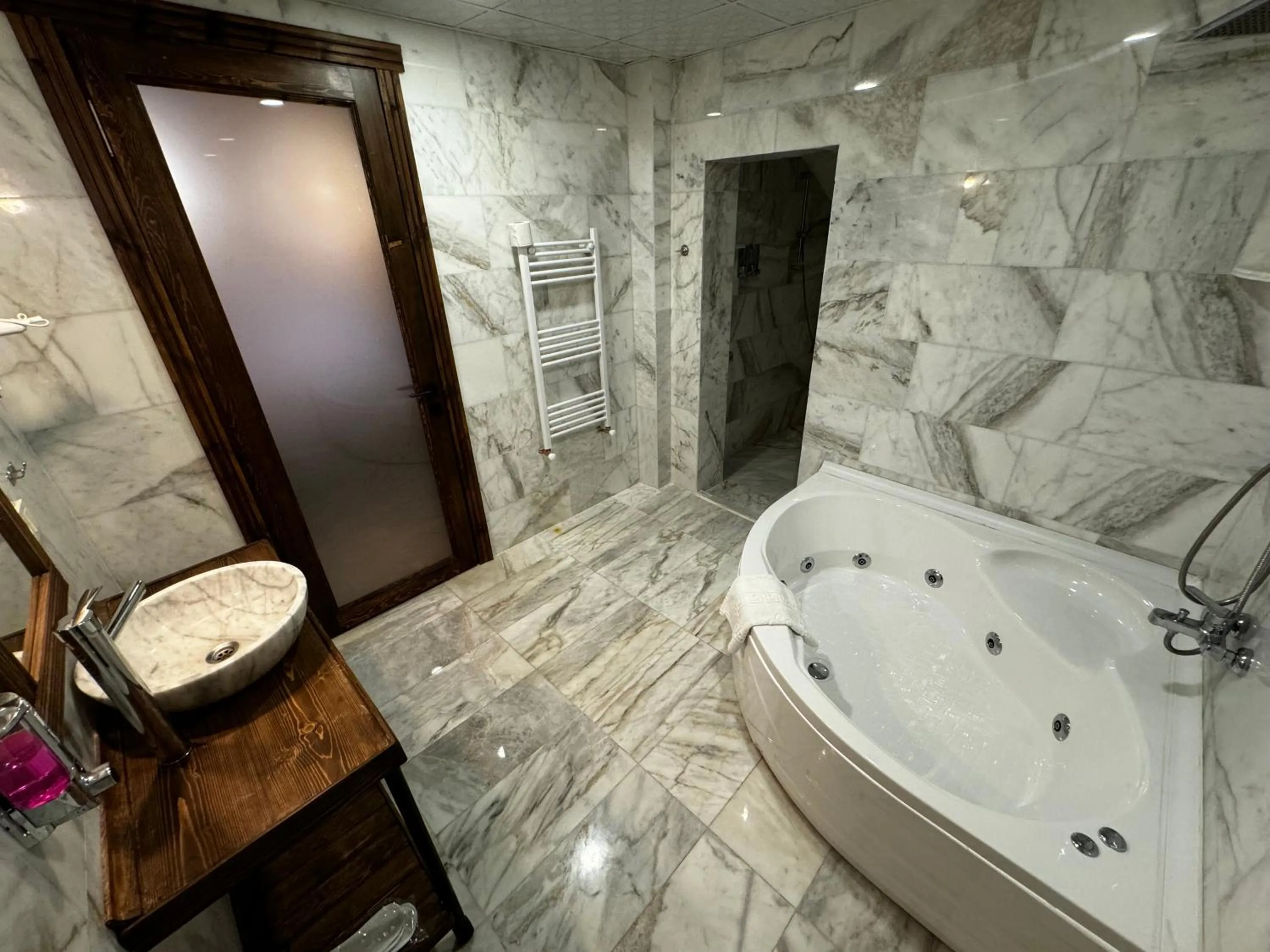 Shower in Rustic Caves