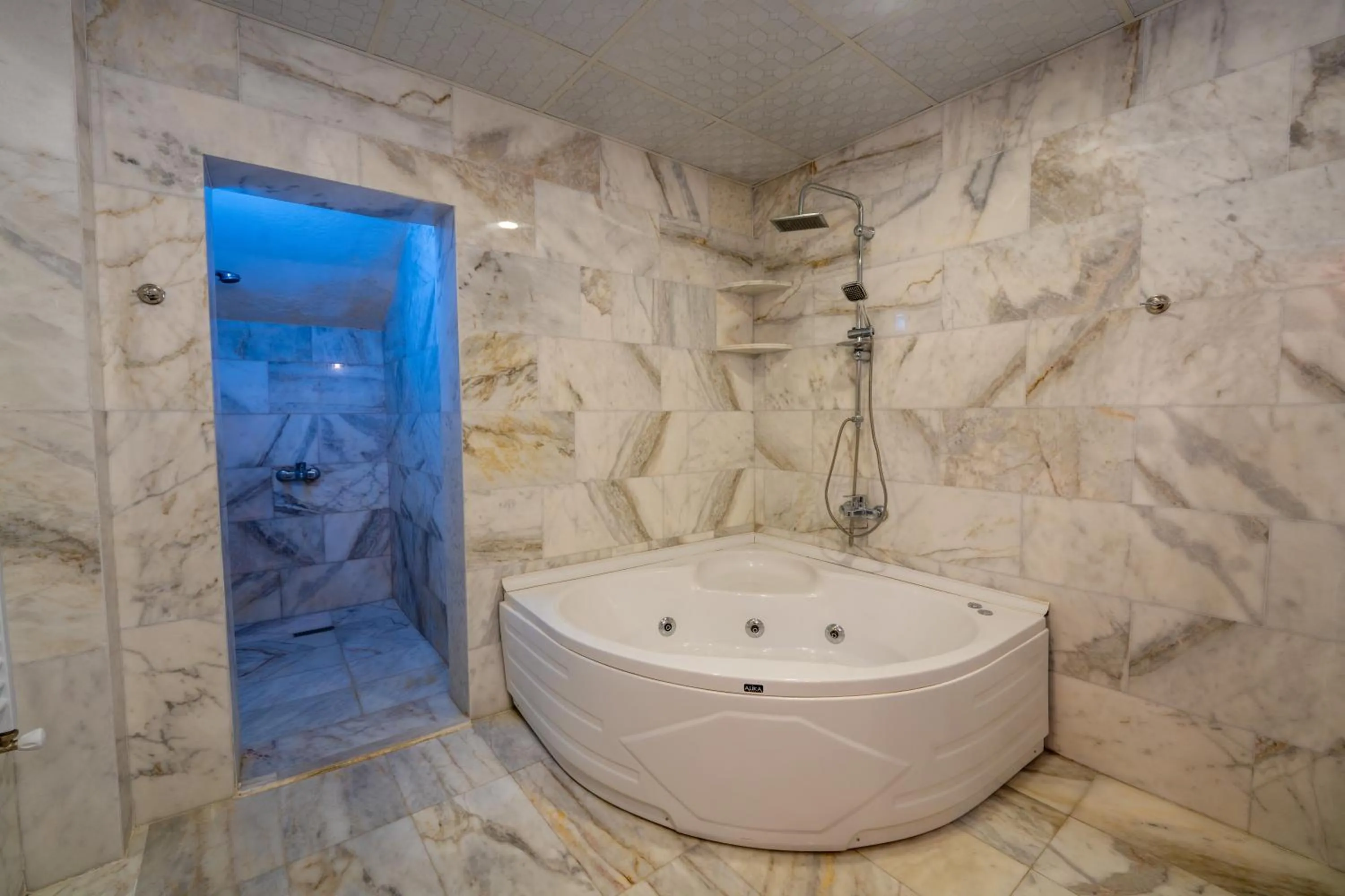 Shower in Rustic Caves