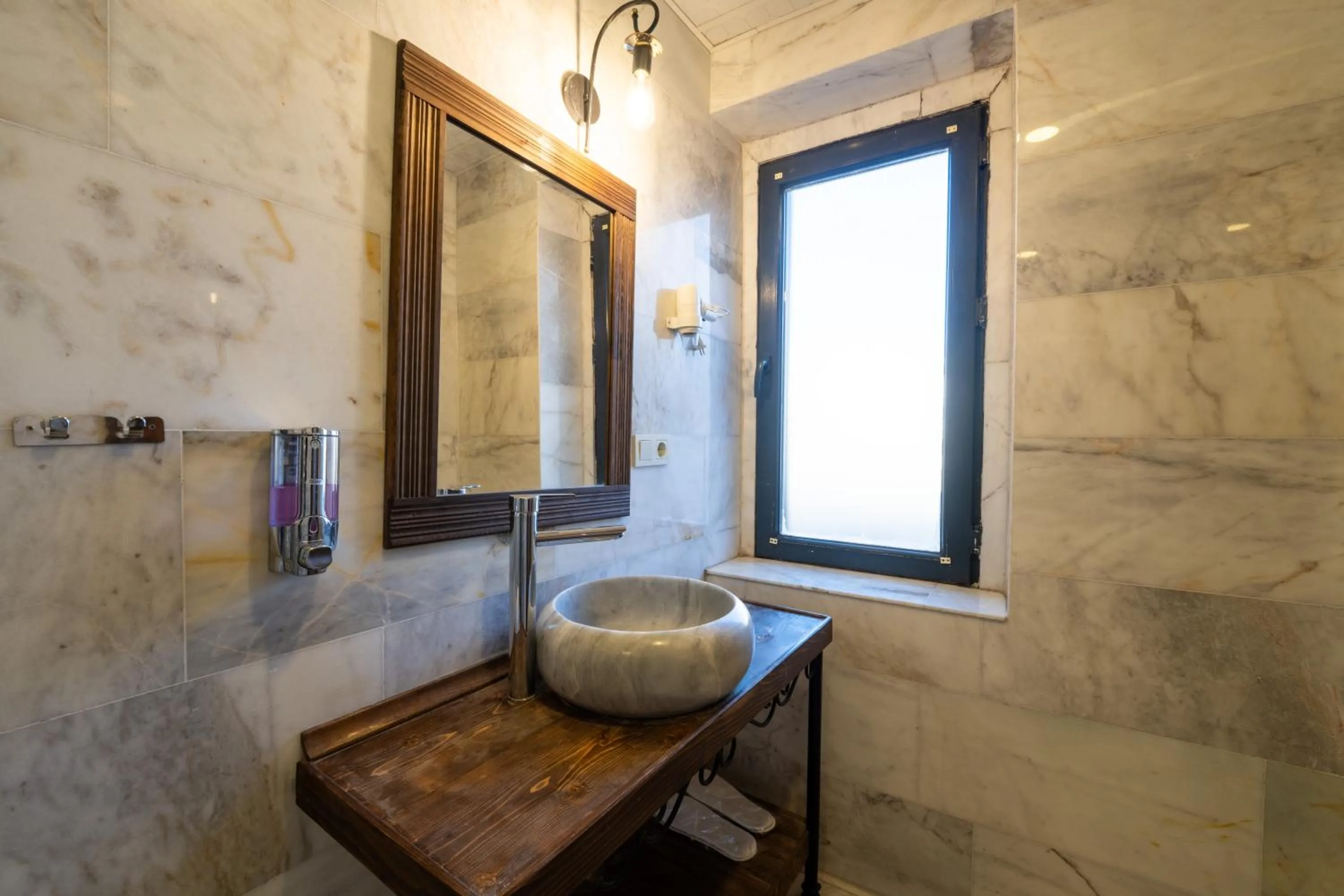 Bathroom in Rustic Caves