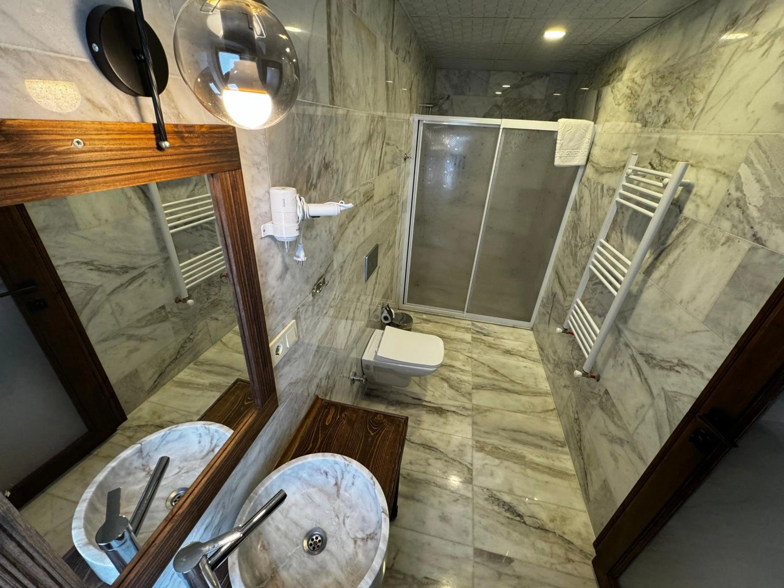 Shower in Rustic Caves