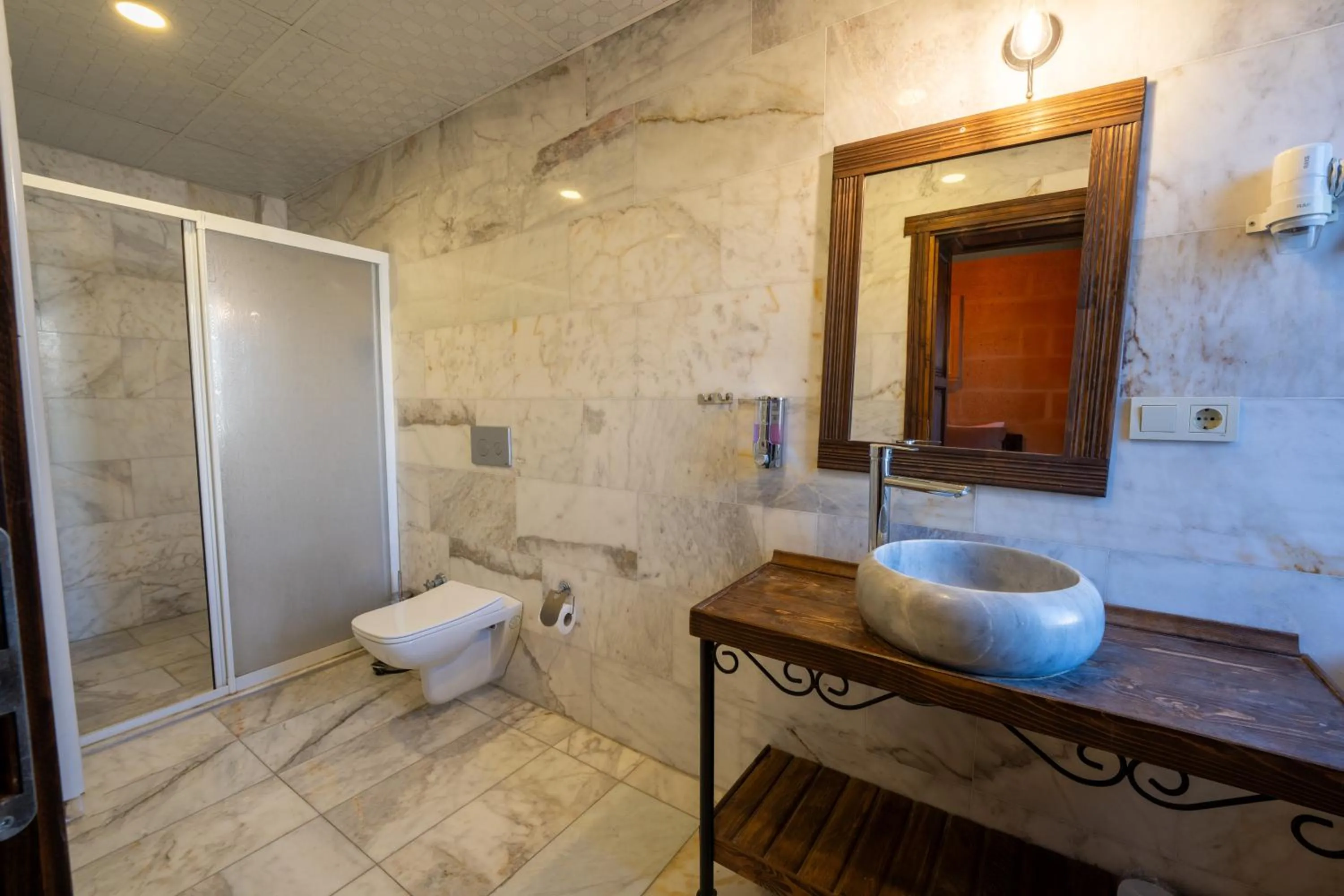 Toilet in Rustic Caves