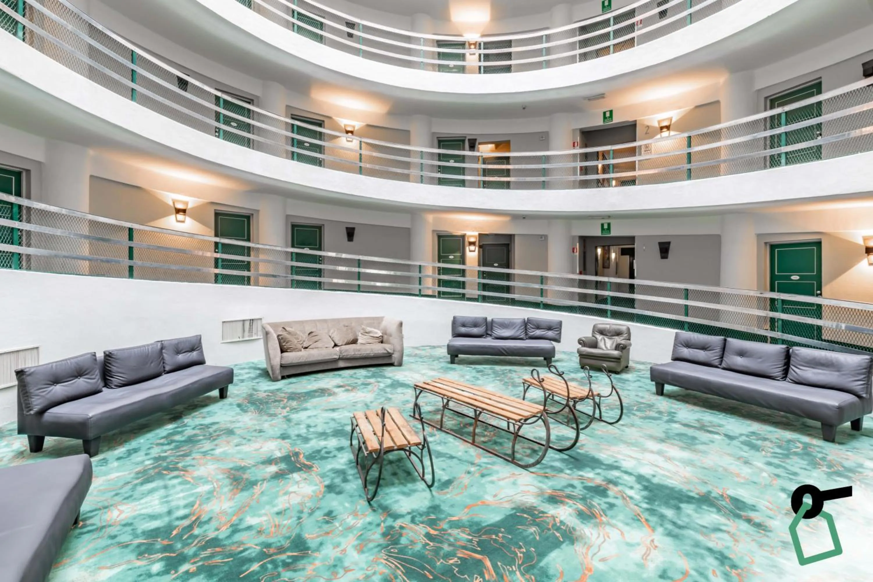 Seating area in Hotiday Sauze Torre