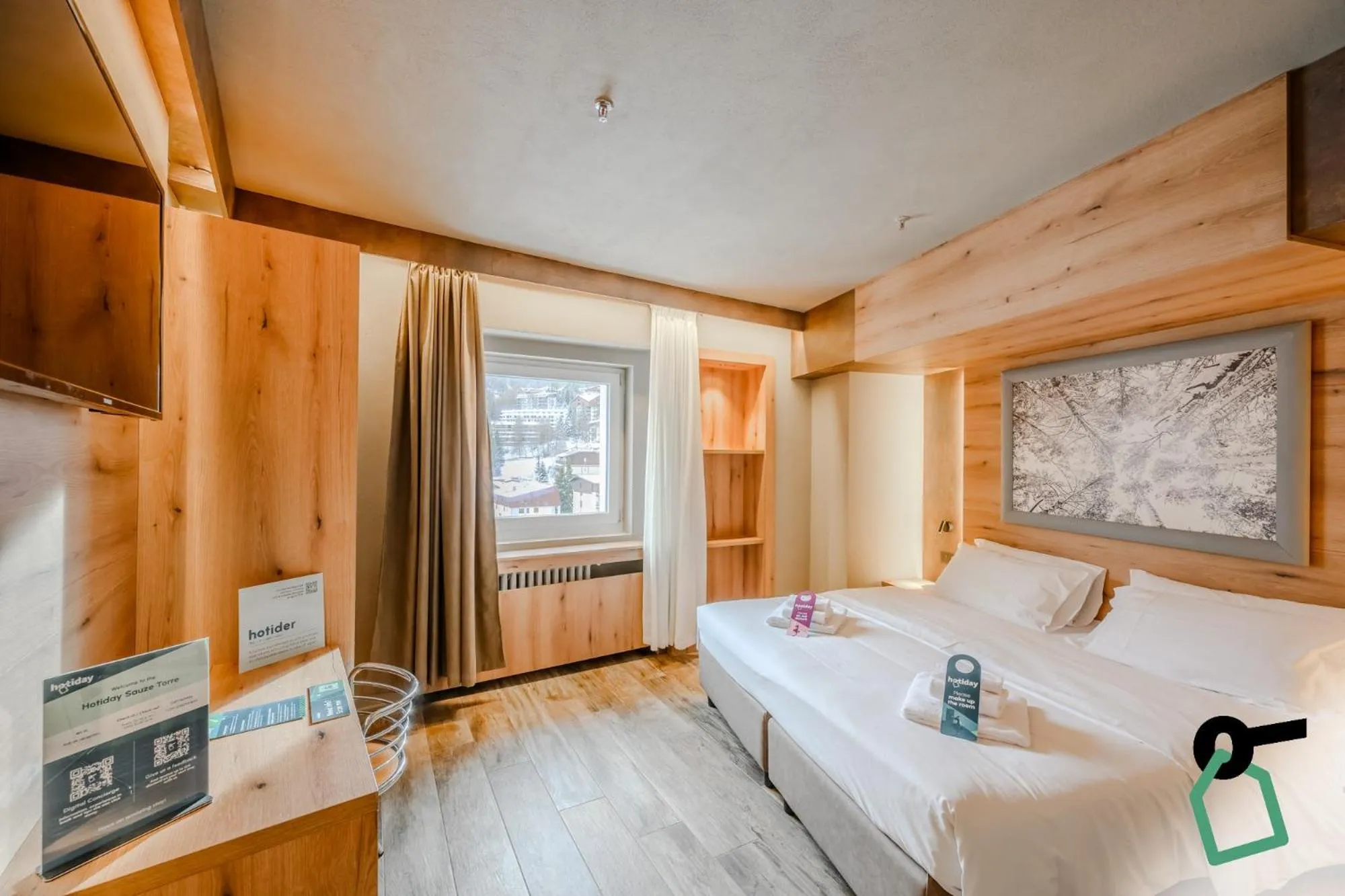 Bedroom, Bed in Hotiday Sauze Torre