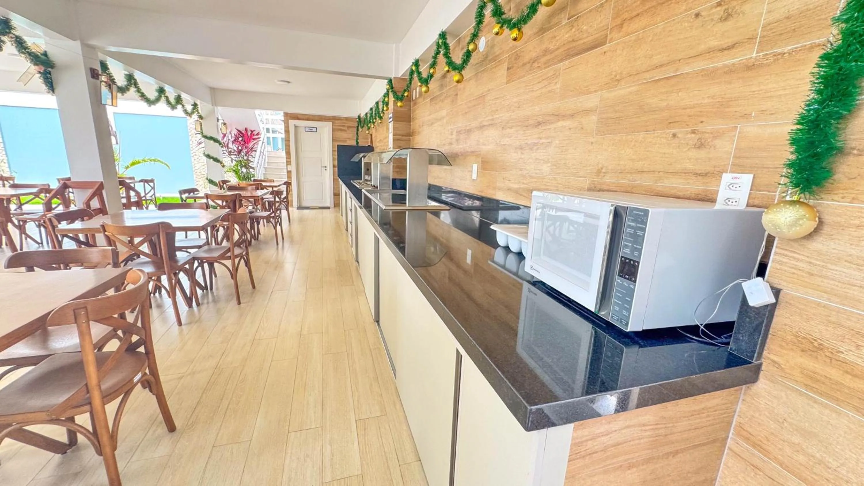 Dining area in Pousada Diane