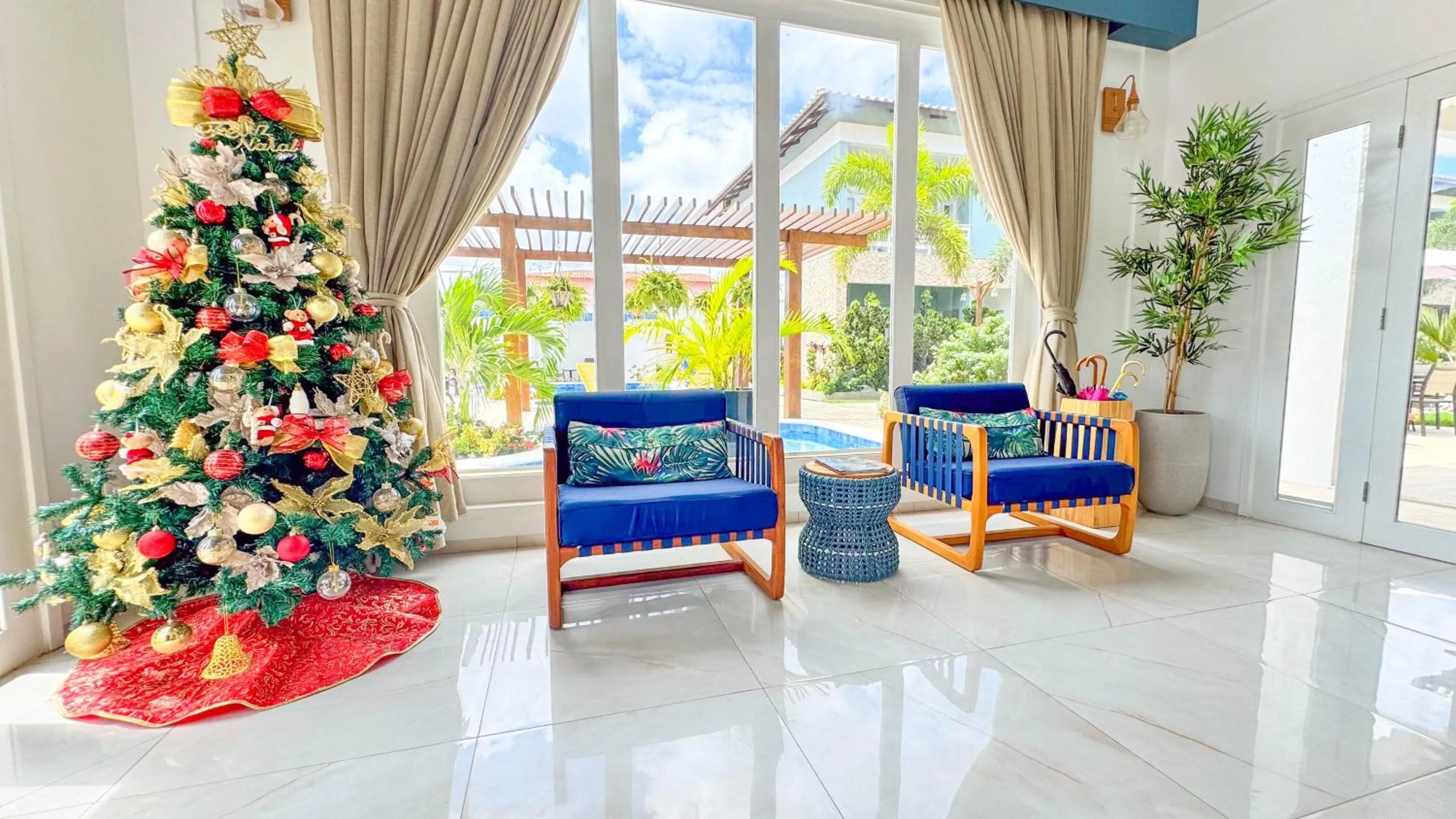 Lobby or reception in Pousada Diane