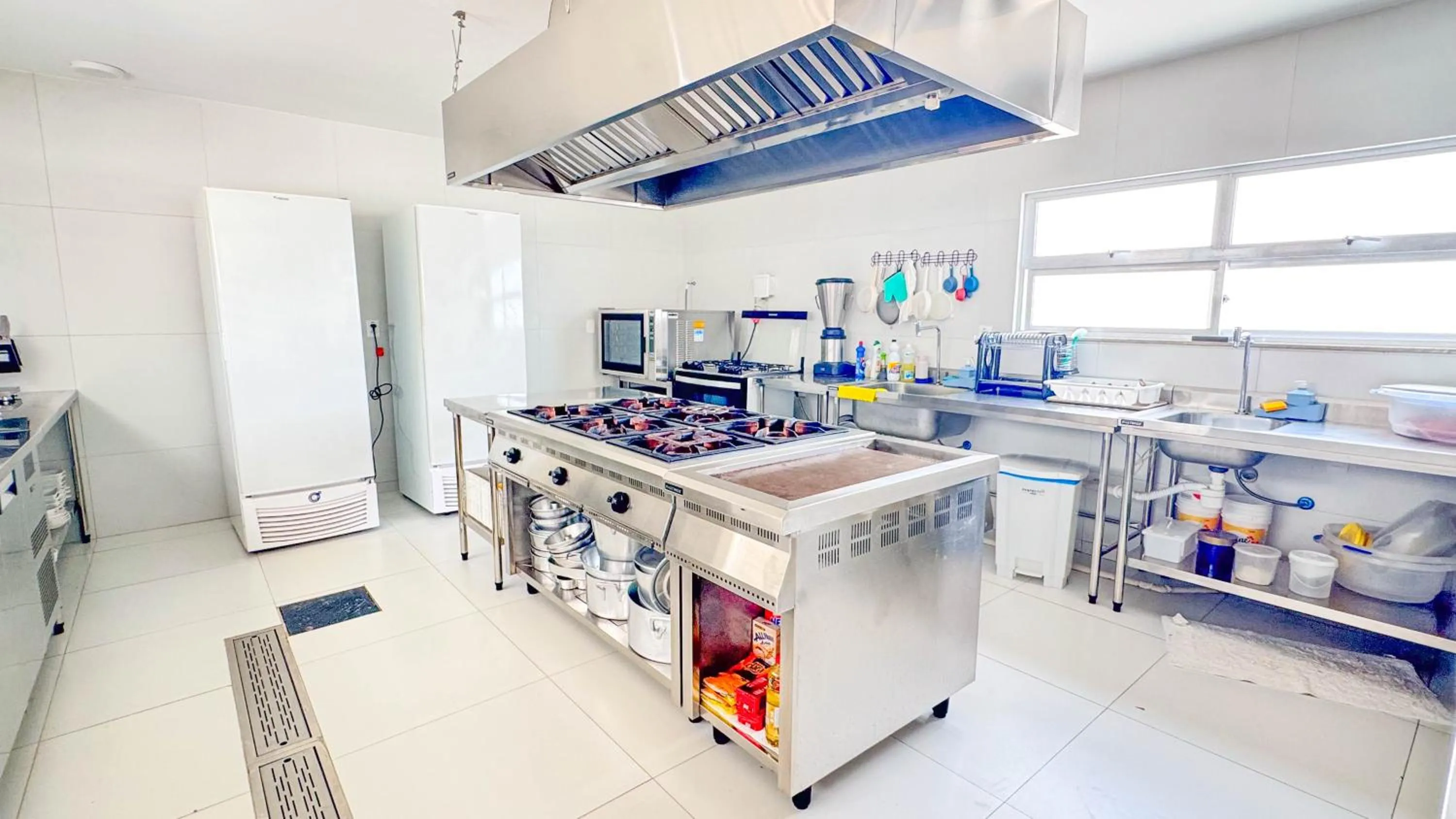 kitchen in Pousada Diane