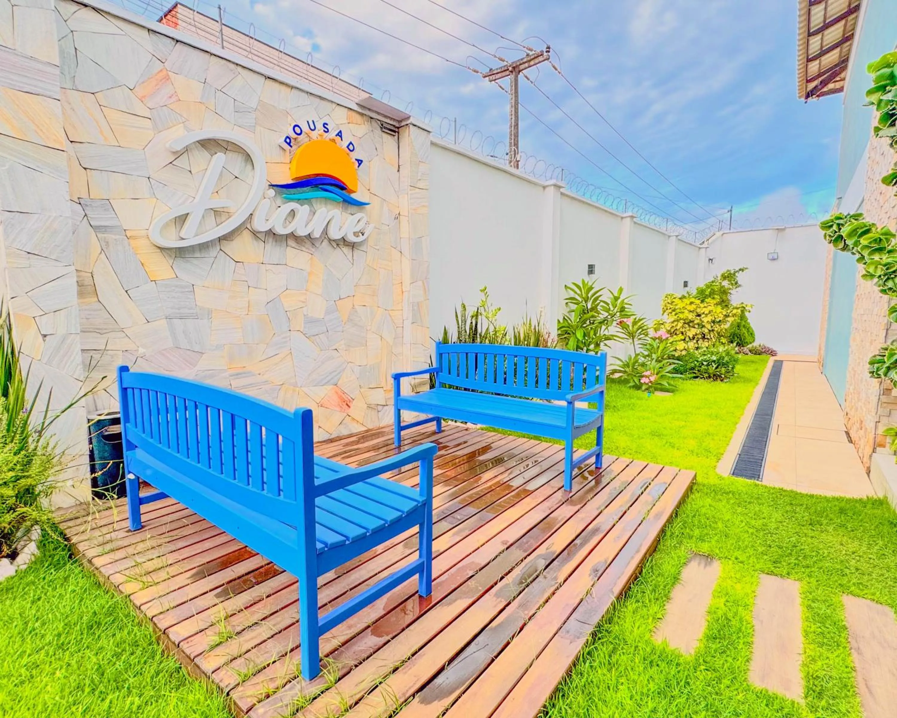 Garden in Pousada Diane