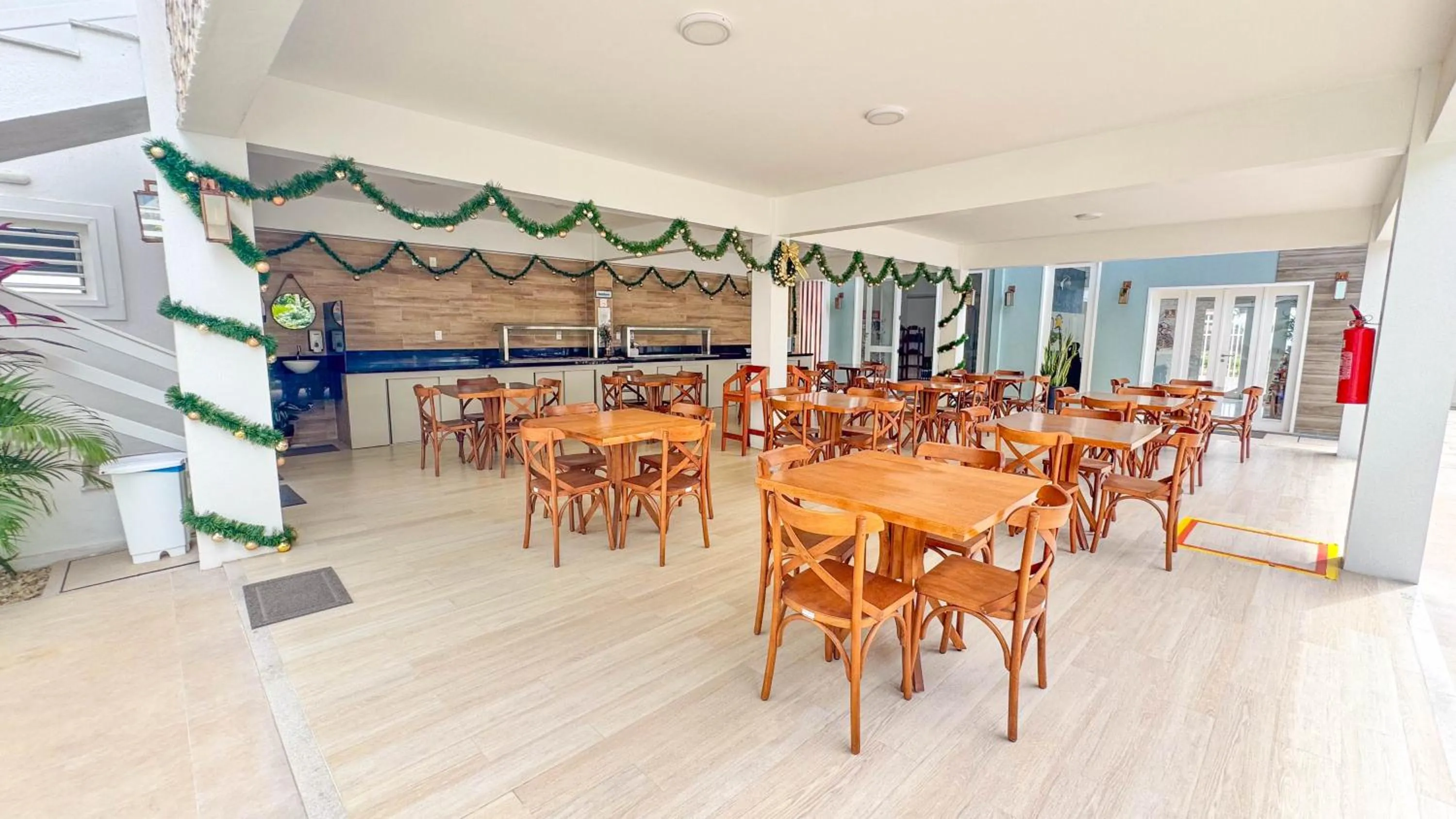 Dining area in Pousada Diane