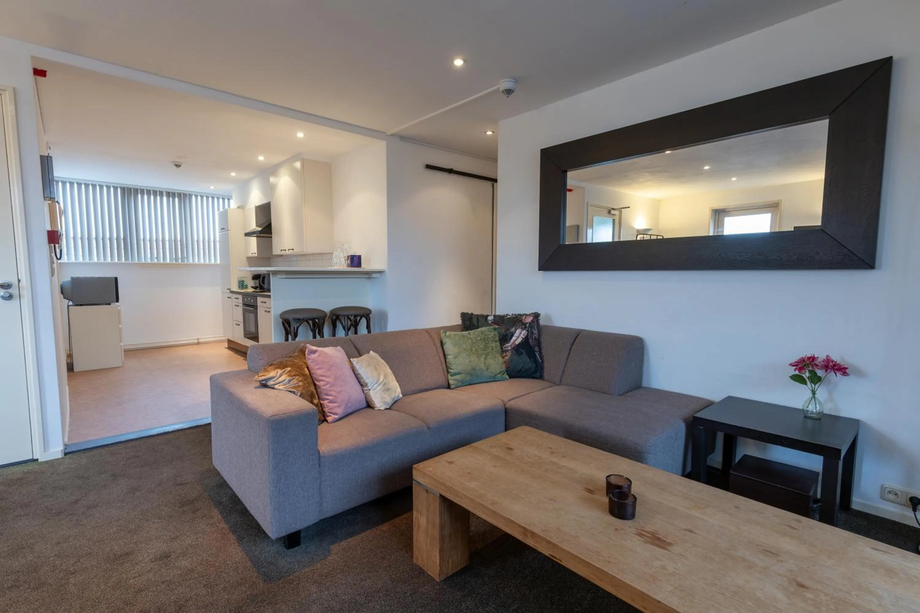 Kitchen or kitchenette in Hotel de Magneet
