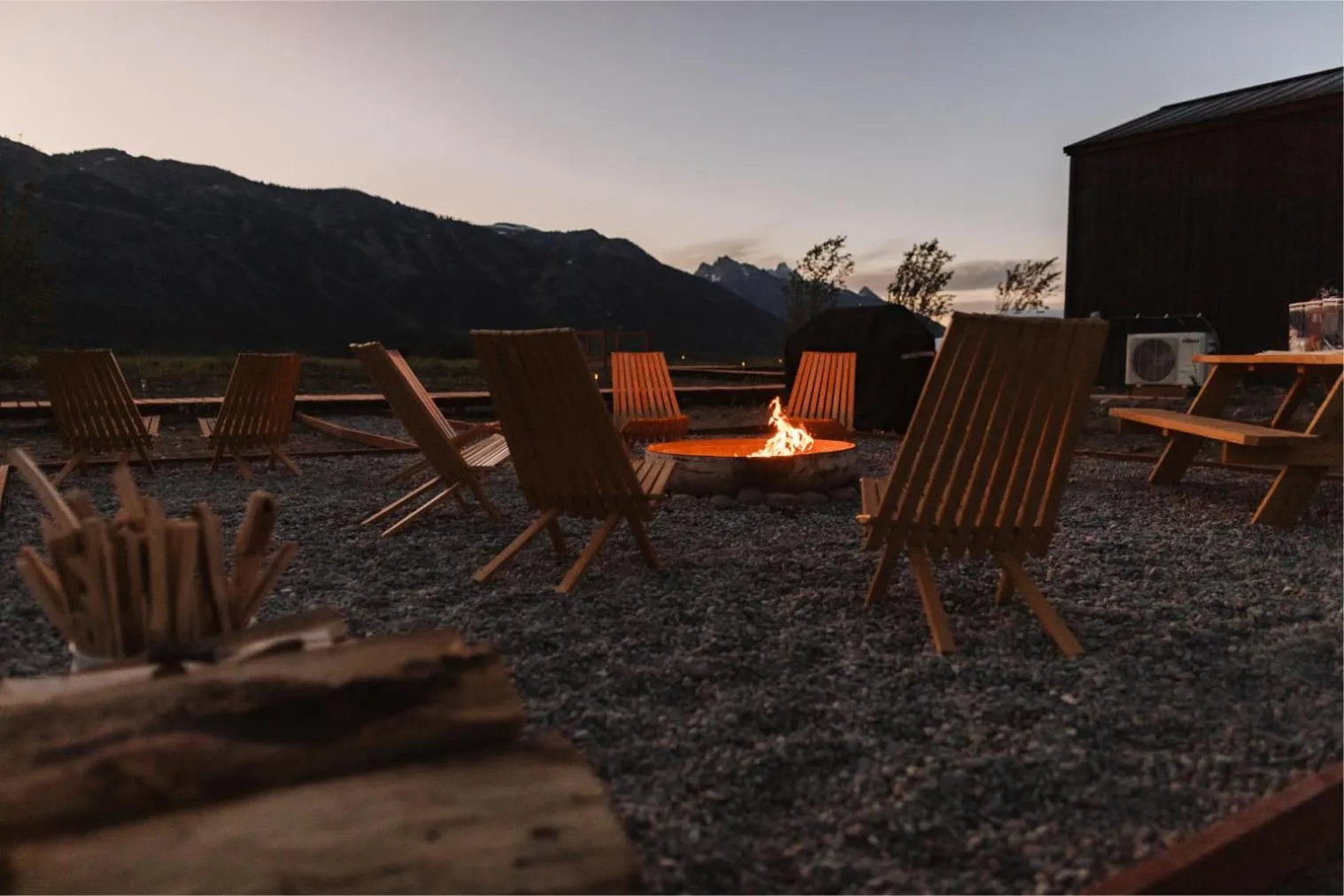 Patio in Tammah Jackson Hole