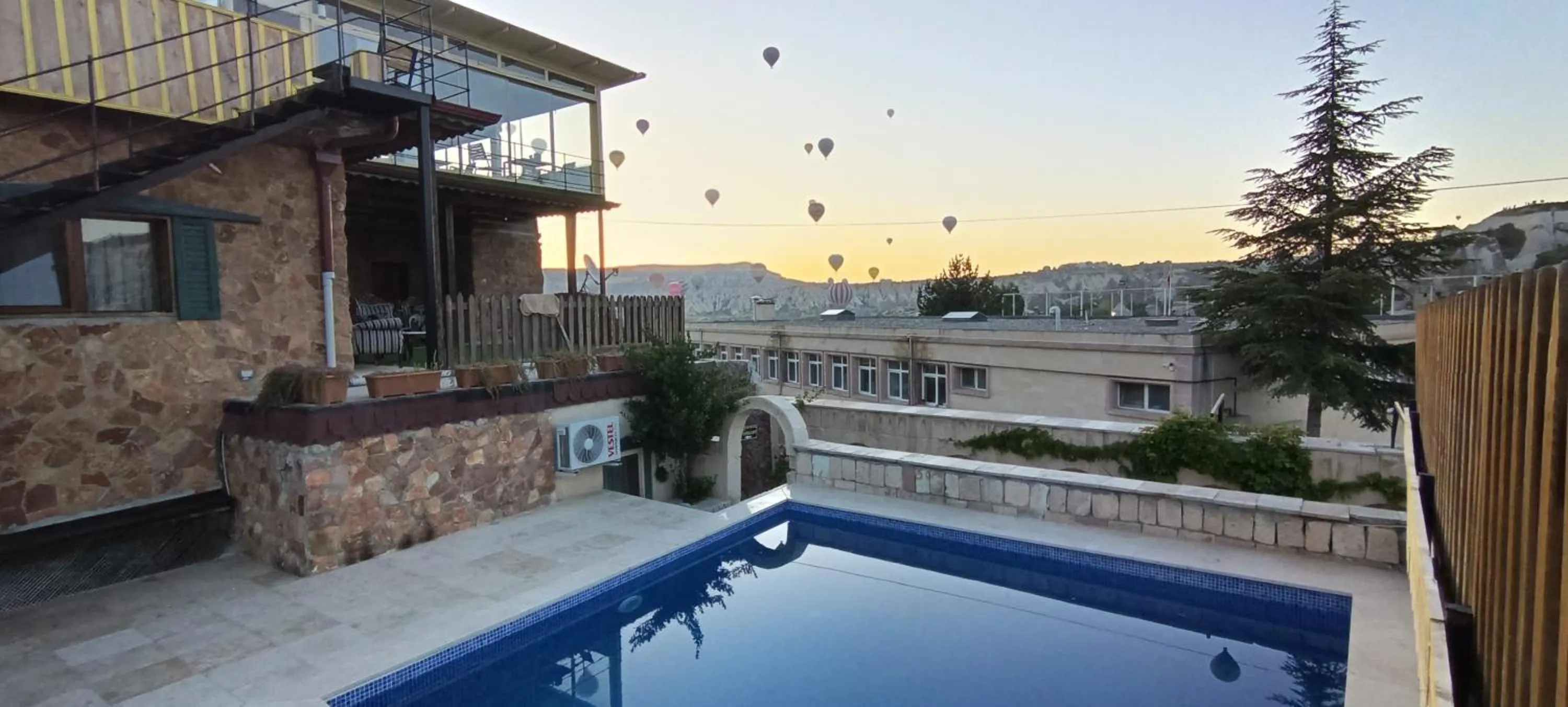 Swimming pool in Cappa Cave Hotel