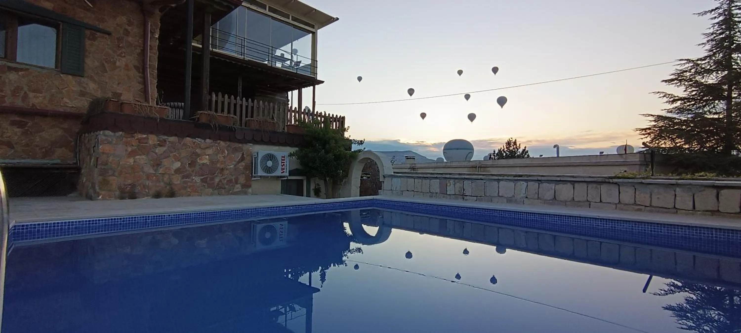 Swimming pool in Cappa Cave Hotel
