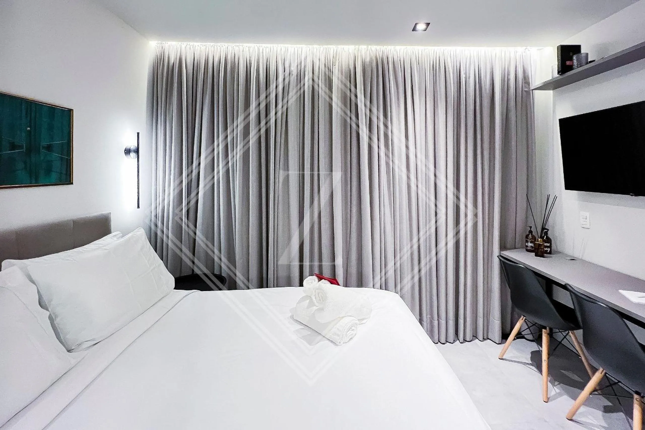 Bedroom, Bed in Zainalofts7Moema ao lado metro, Ibira, CASV 615