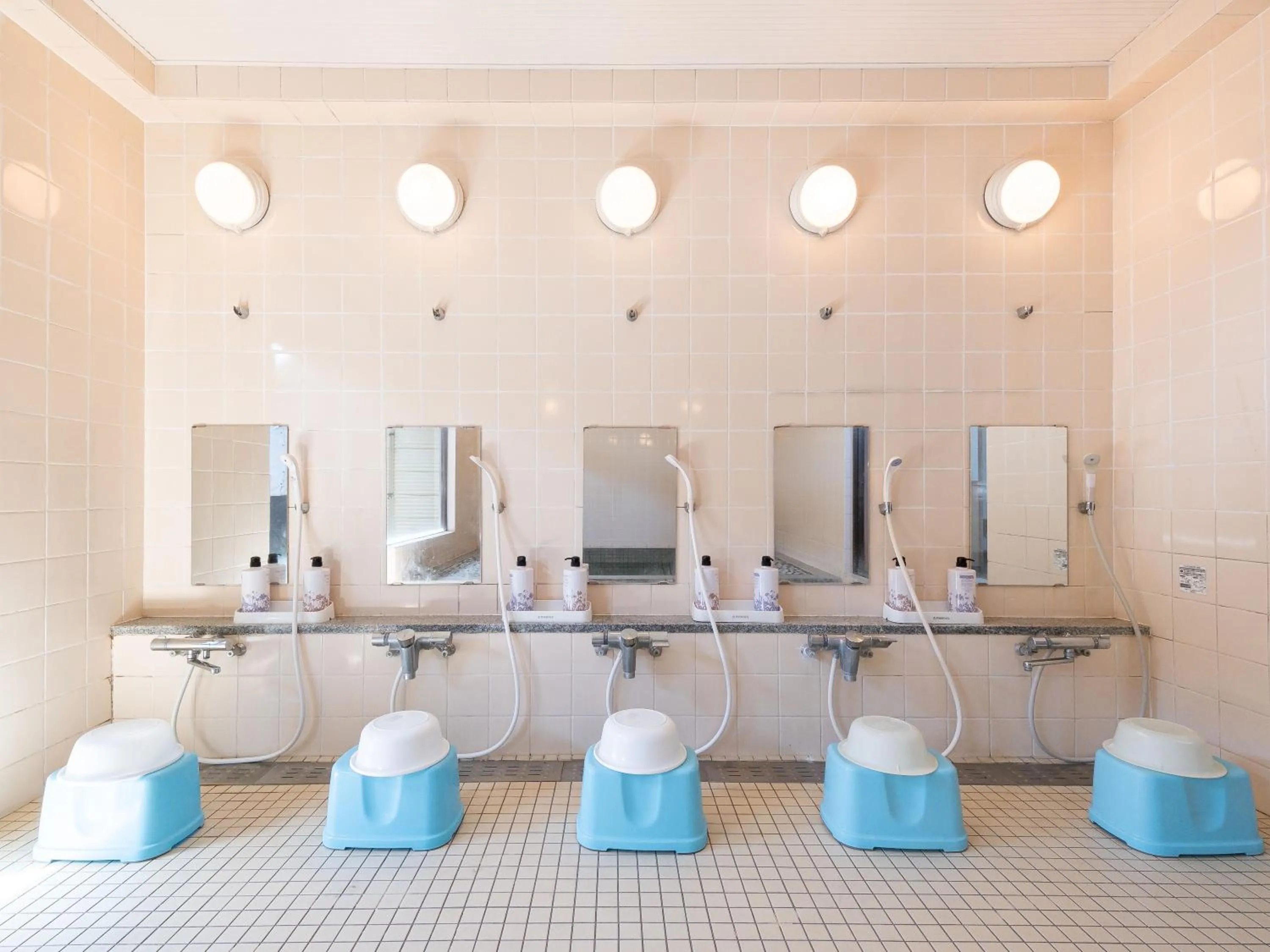 Public Bath in Fuji Sakura Onsen Ryokan