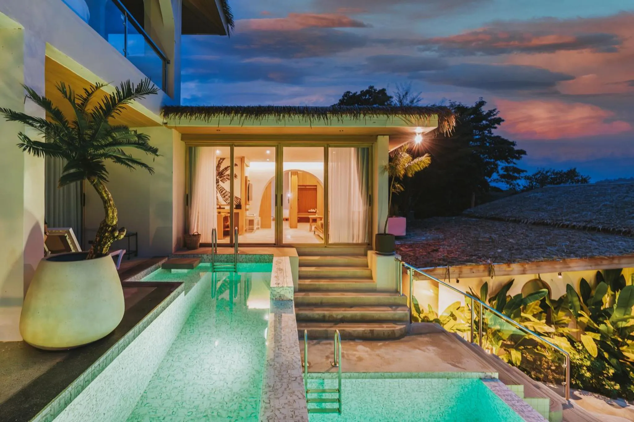 Pool view in Le La Lake Resort and Spa