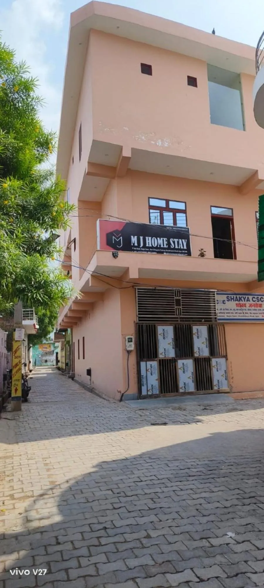 Property building in Hotel M J, Agra