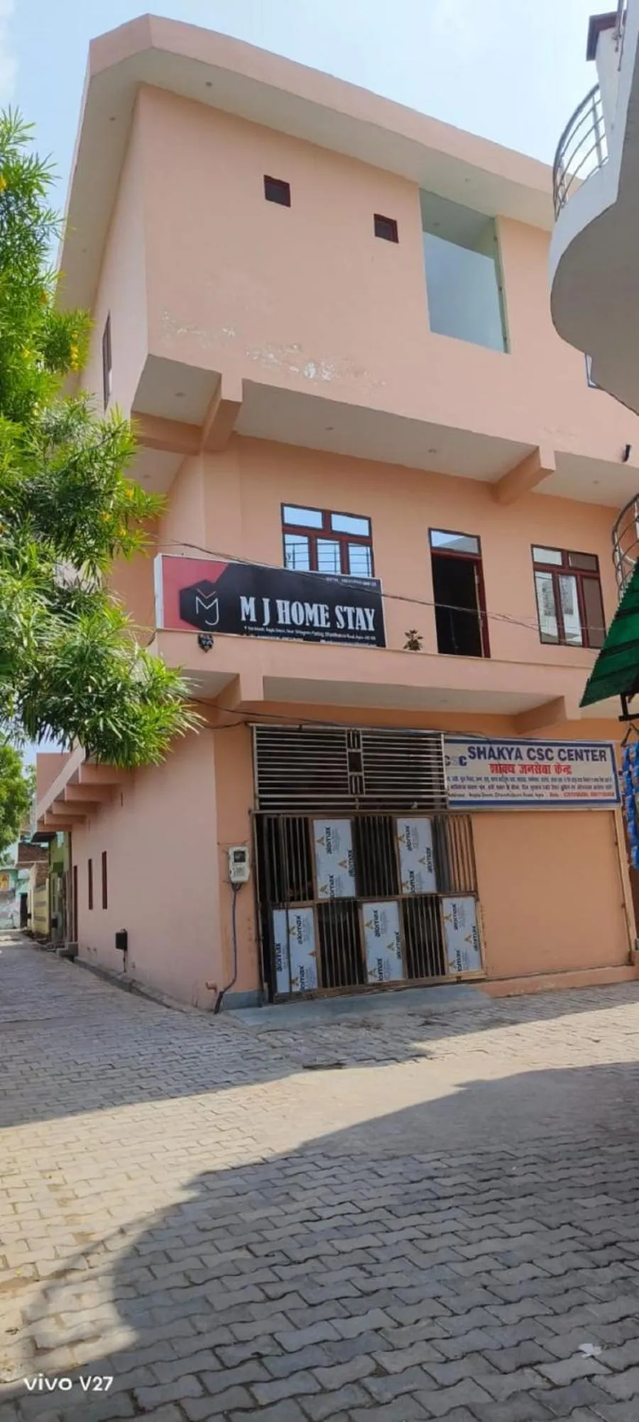 Property building in Hotel M J, Agra