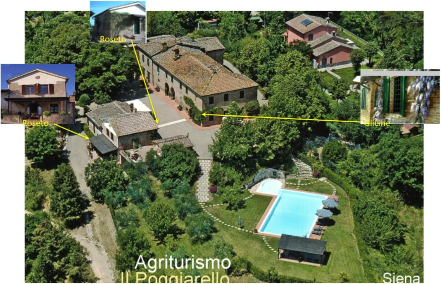 Bird's eye view in Agriturismo Il Poggiarello