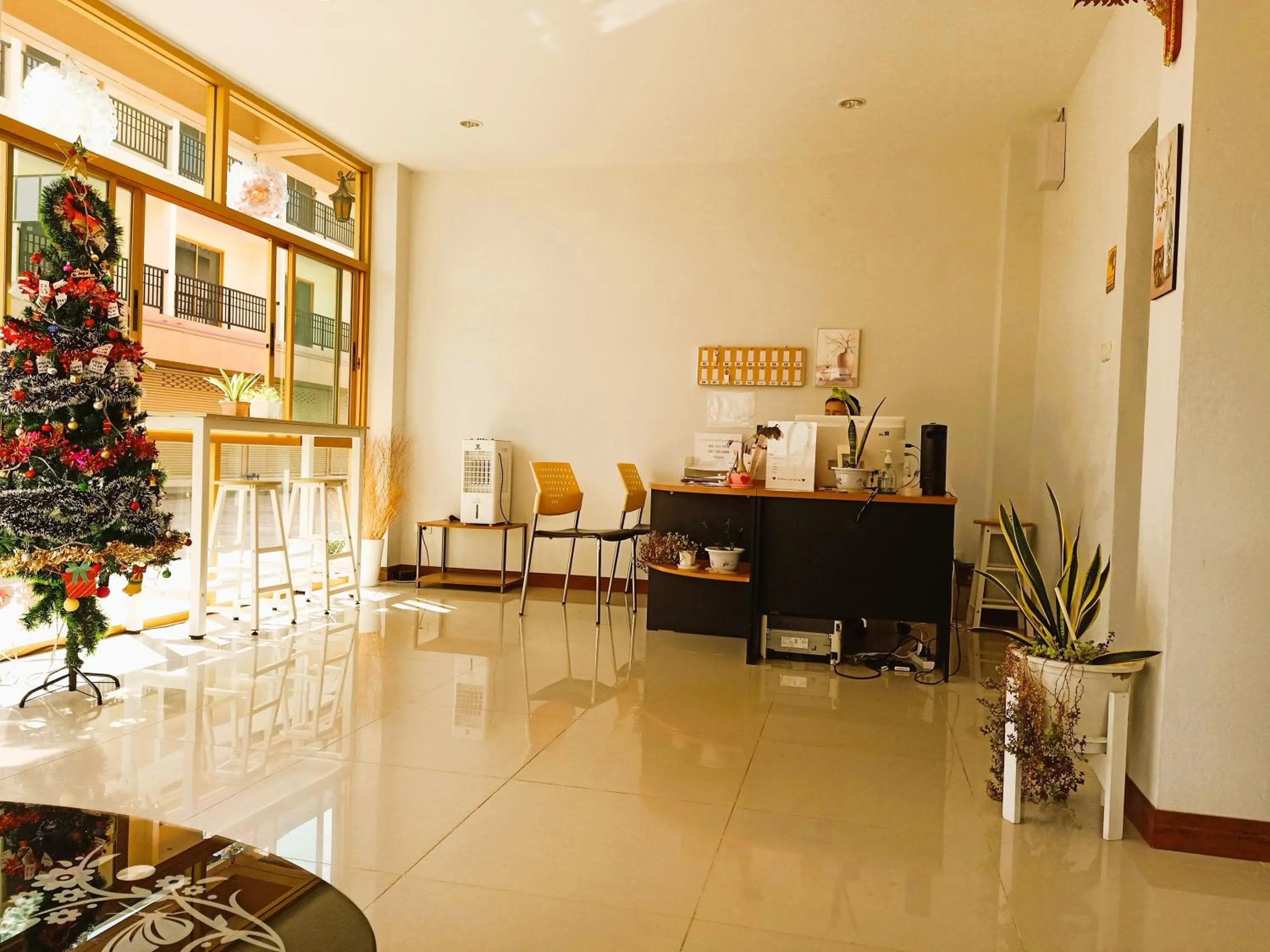 Lobby or reception in Chiang Kham Ruk Khun Hotel