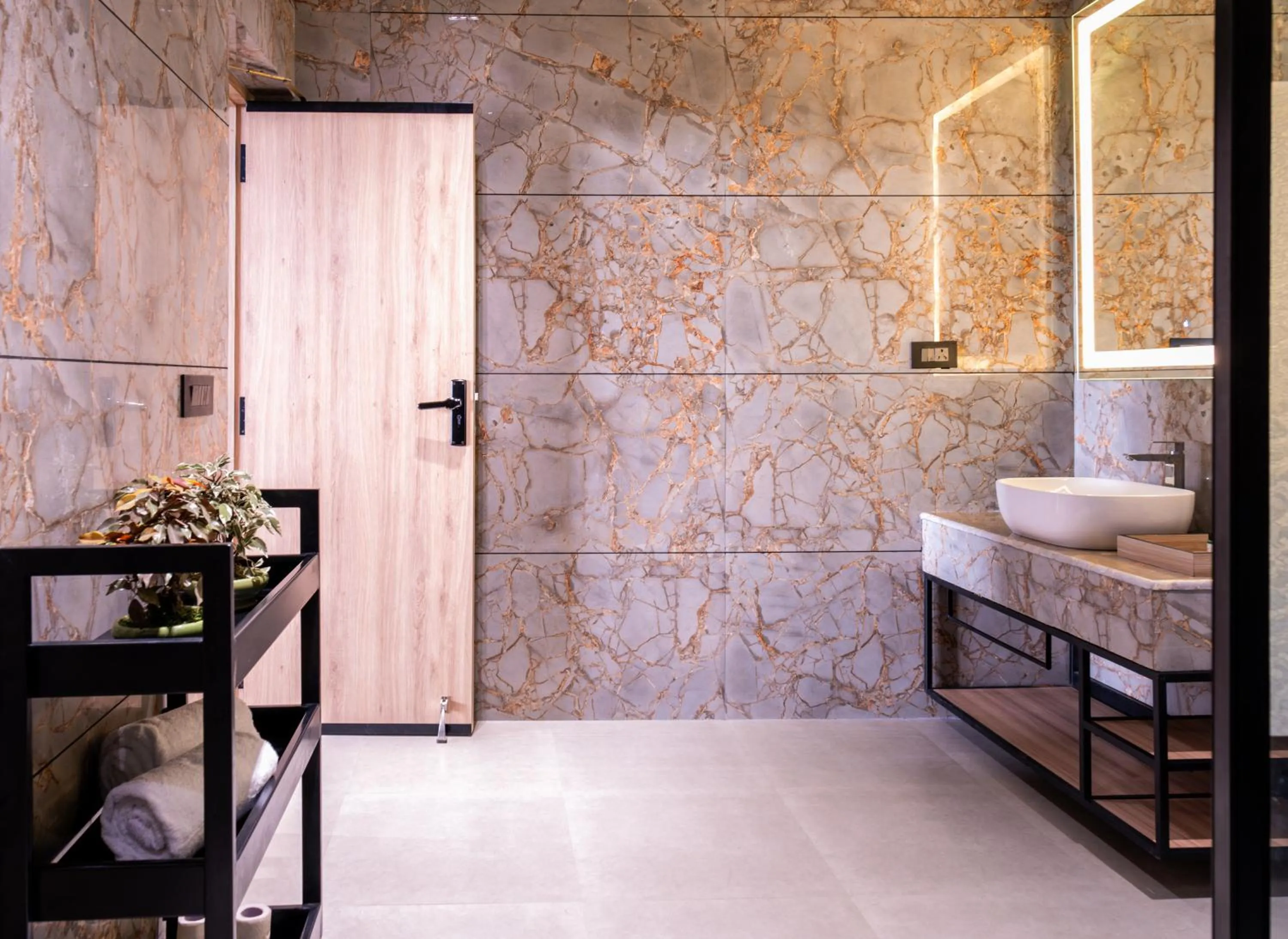 Bathroom in Alpine hotel and villas