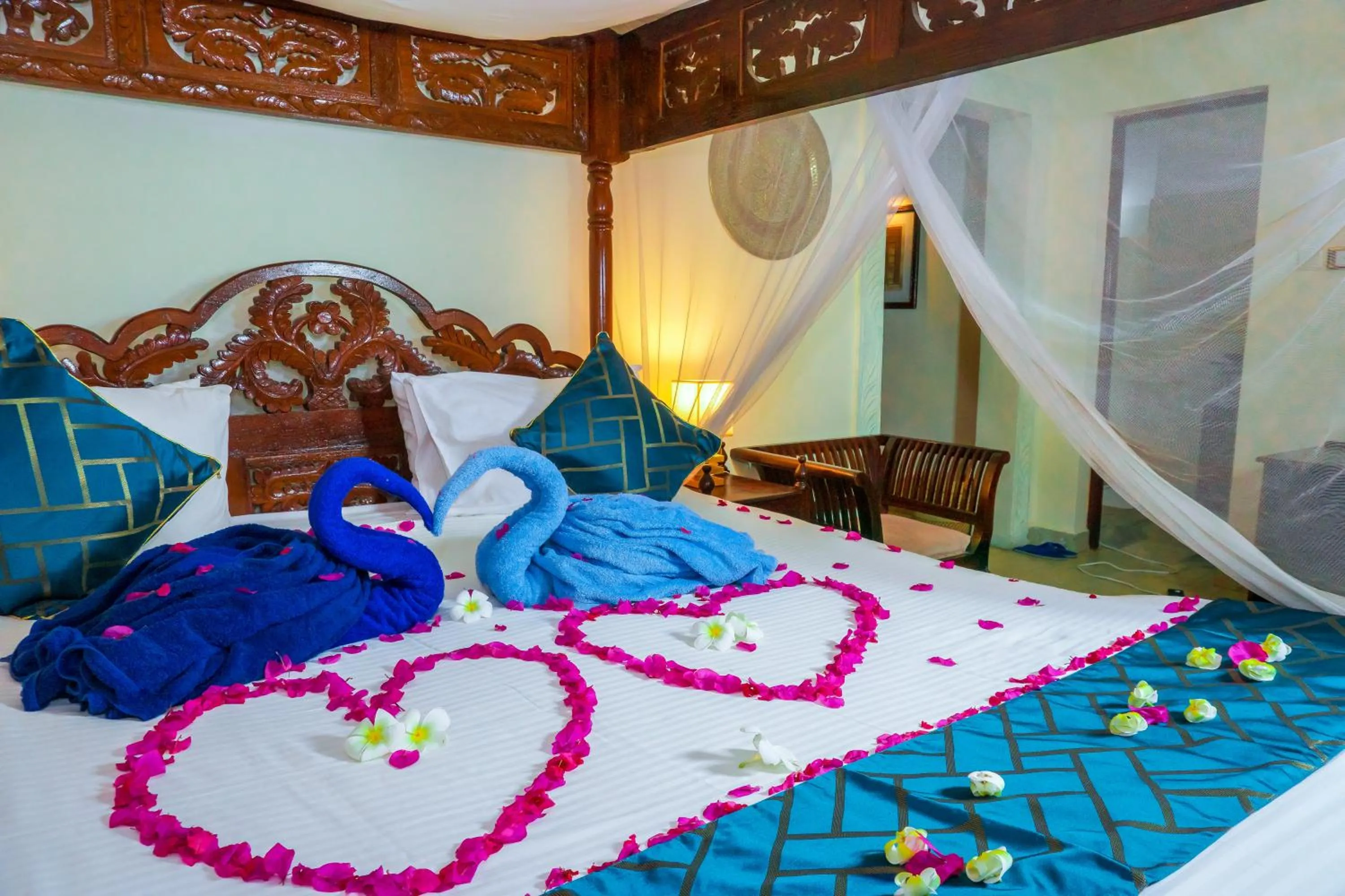 Bed in Al Johari Hotel & Spa