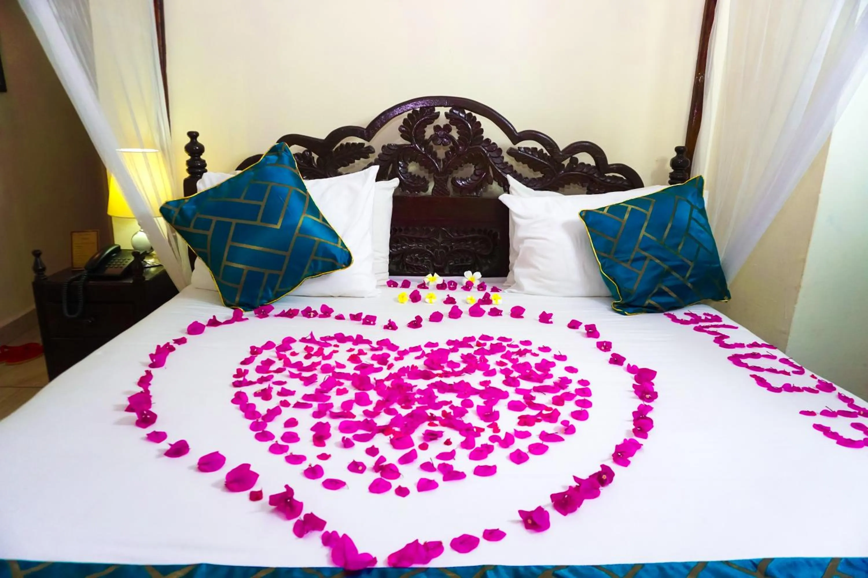 Bed in Al Johari Hotel & Spa