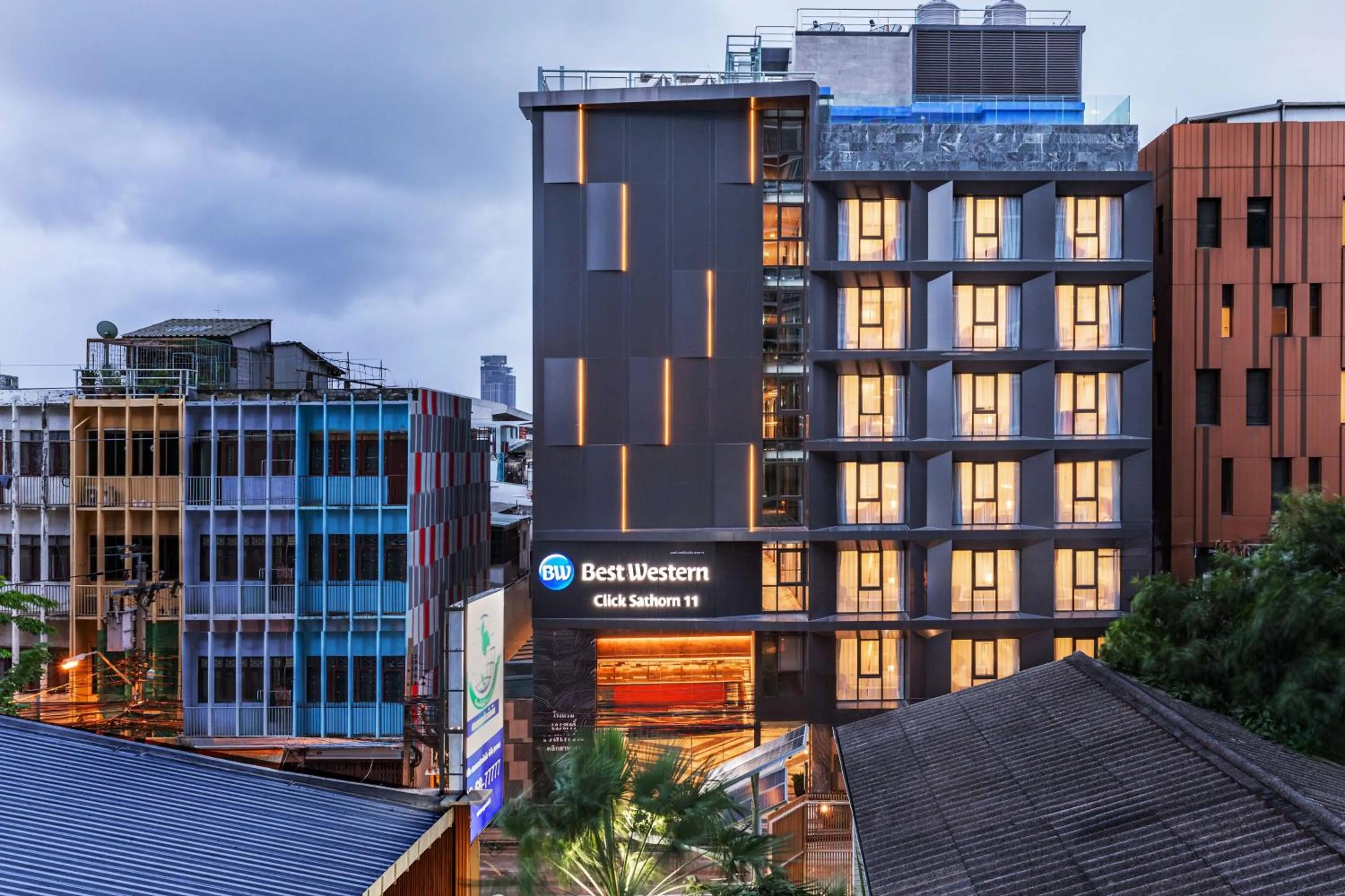 Property building in Best Western Click Sathorn 11 Bangkok