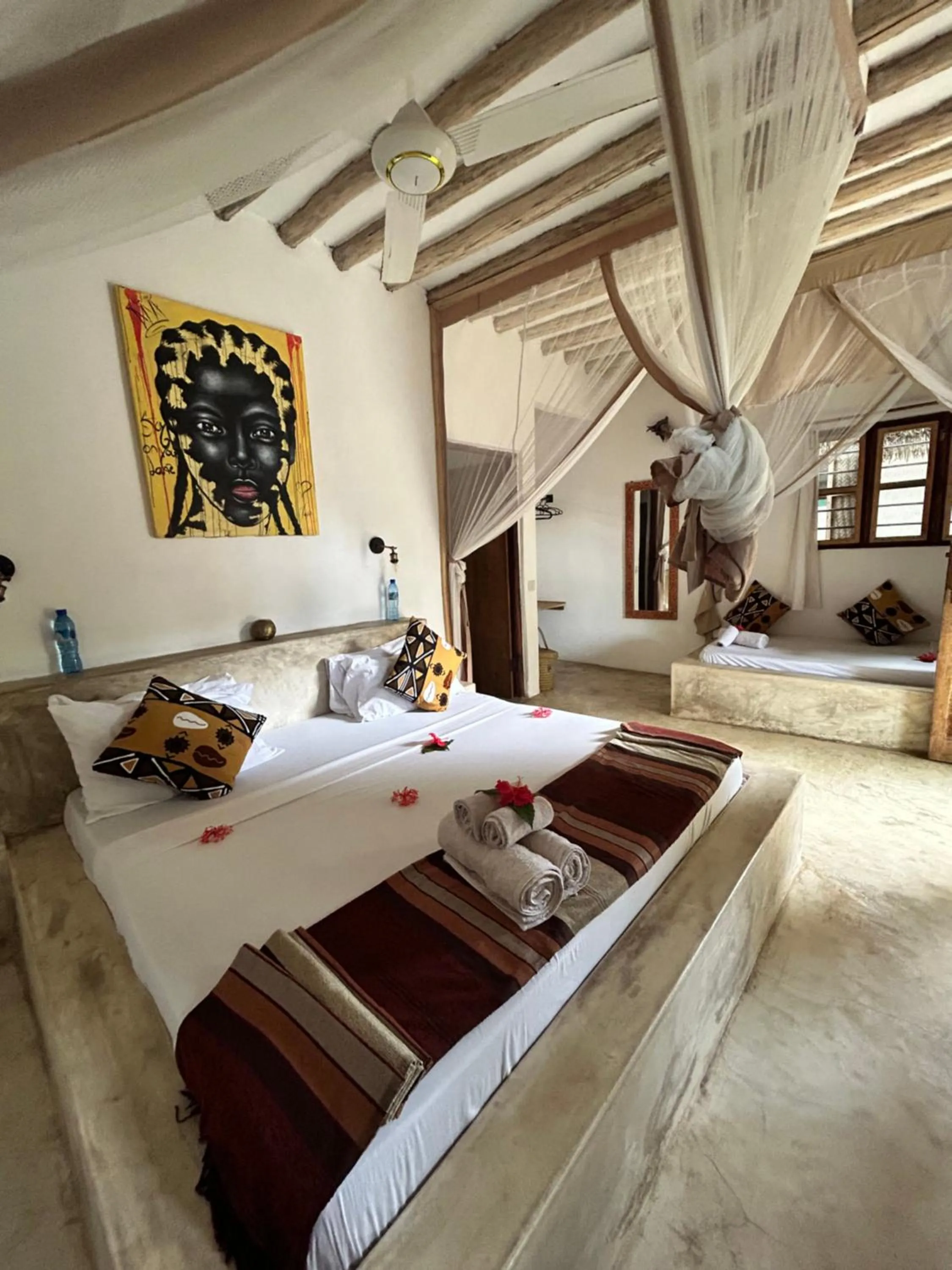 Photo of the whole room, Bed in Bahari Beach Bungalows