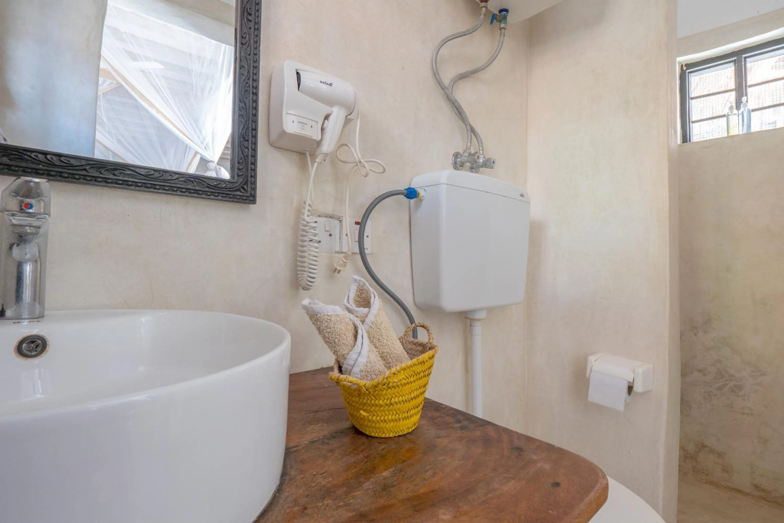 Bathroom in Bahari Beach Bungalows