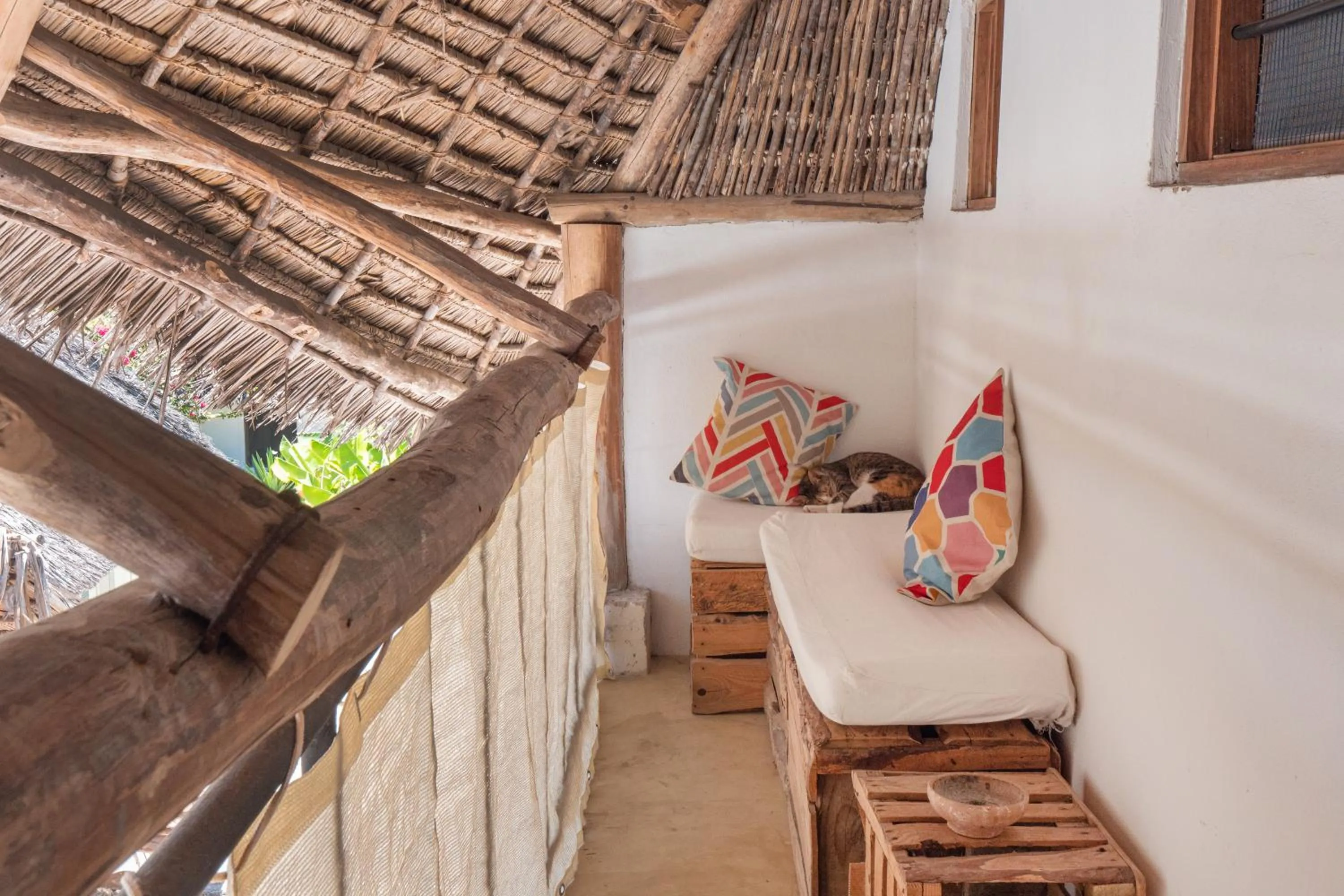 Balcony/Terrace in Bahari Beach Bungalows