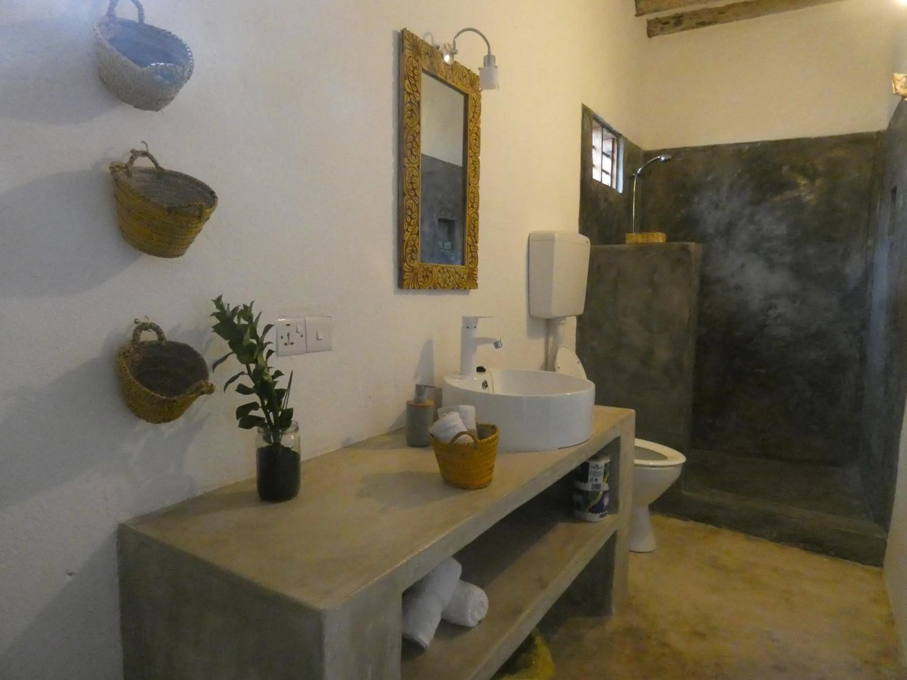 Bathroom in Bahari Beach Bungalows