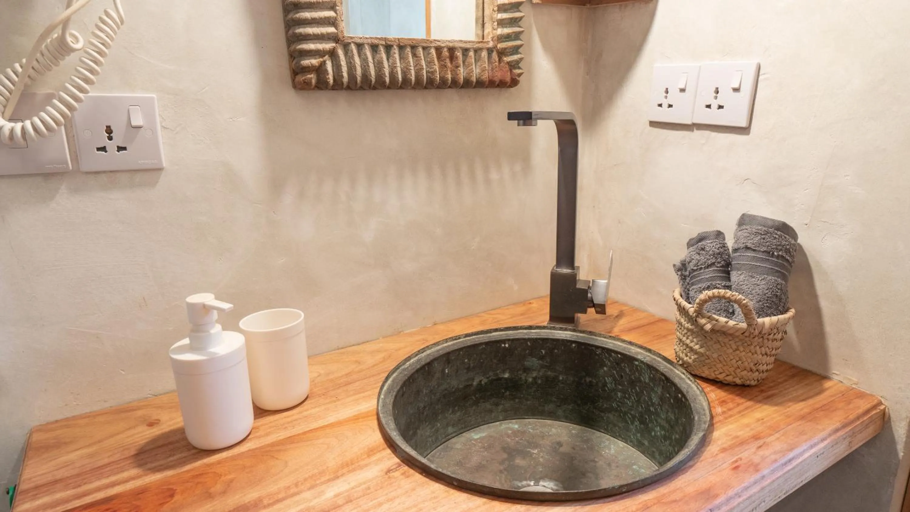 Bathroom in Bahari Beach Bungalows