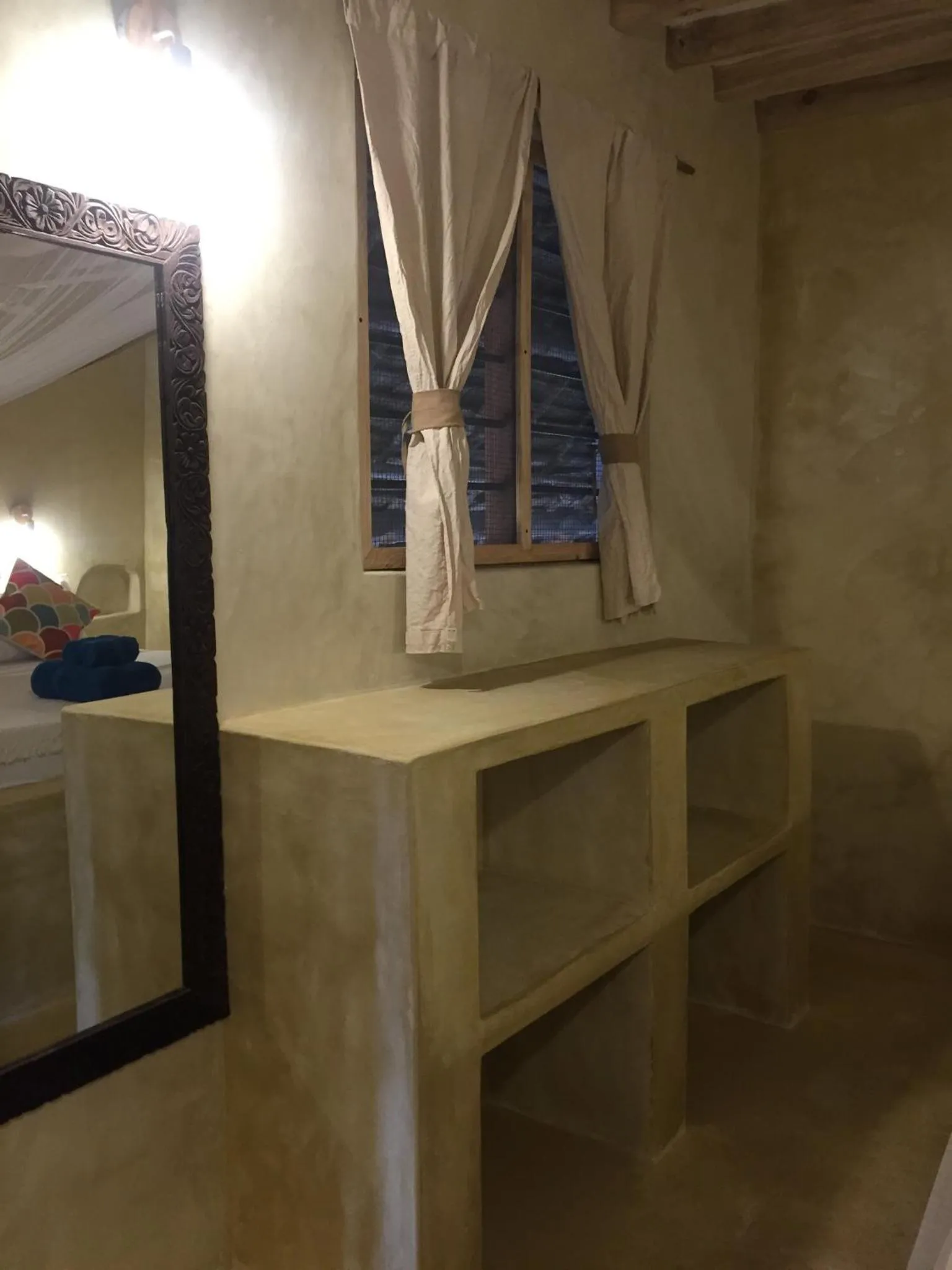 Bedroom in Bahari Beach Bungalows