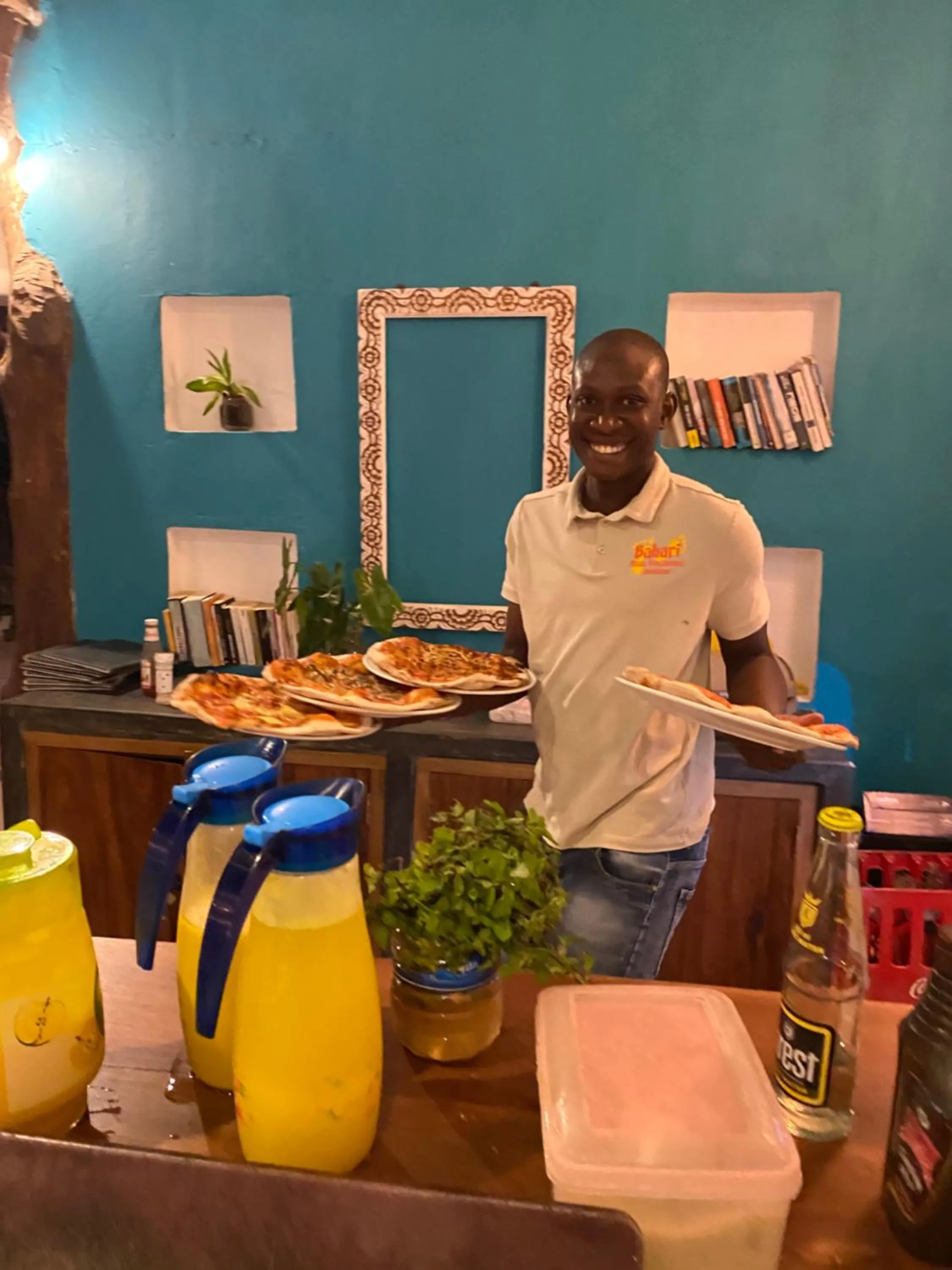 People in Bahari Beach Bungalows