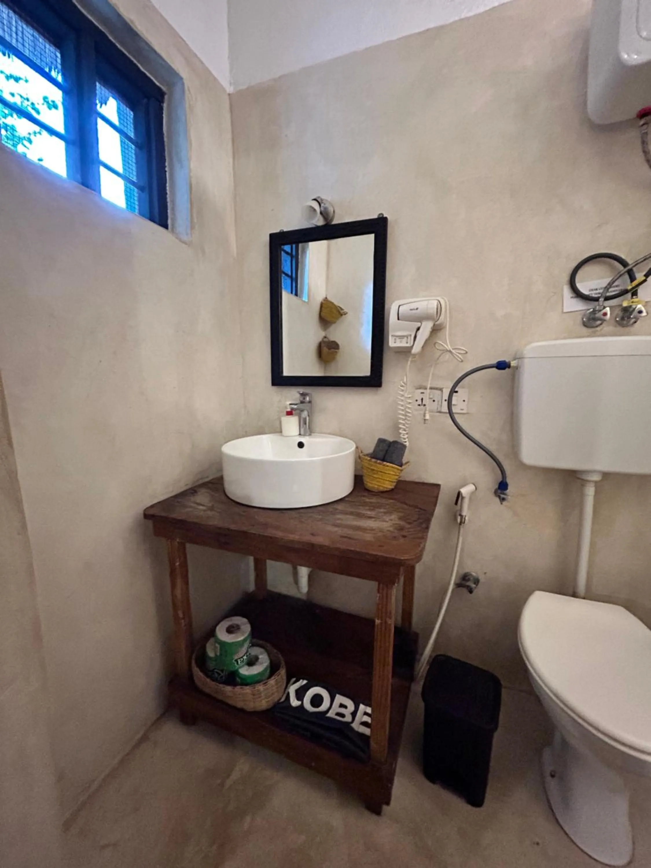 Bathroom in Bahari Beach Bungalows
